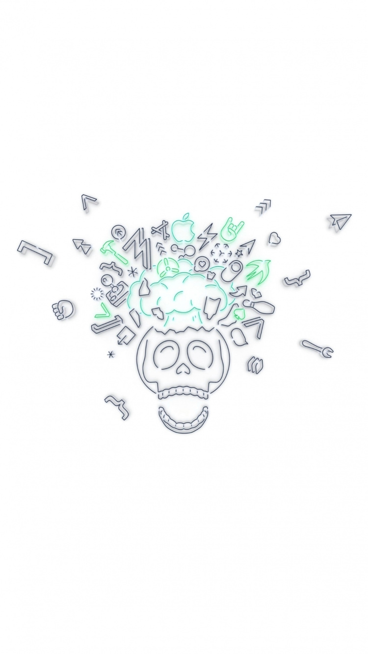 Обои apple, iPhone, WWDC 2019, яблоко, дизайн в разрешении 750x1334