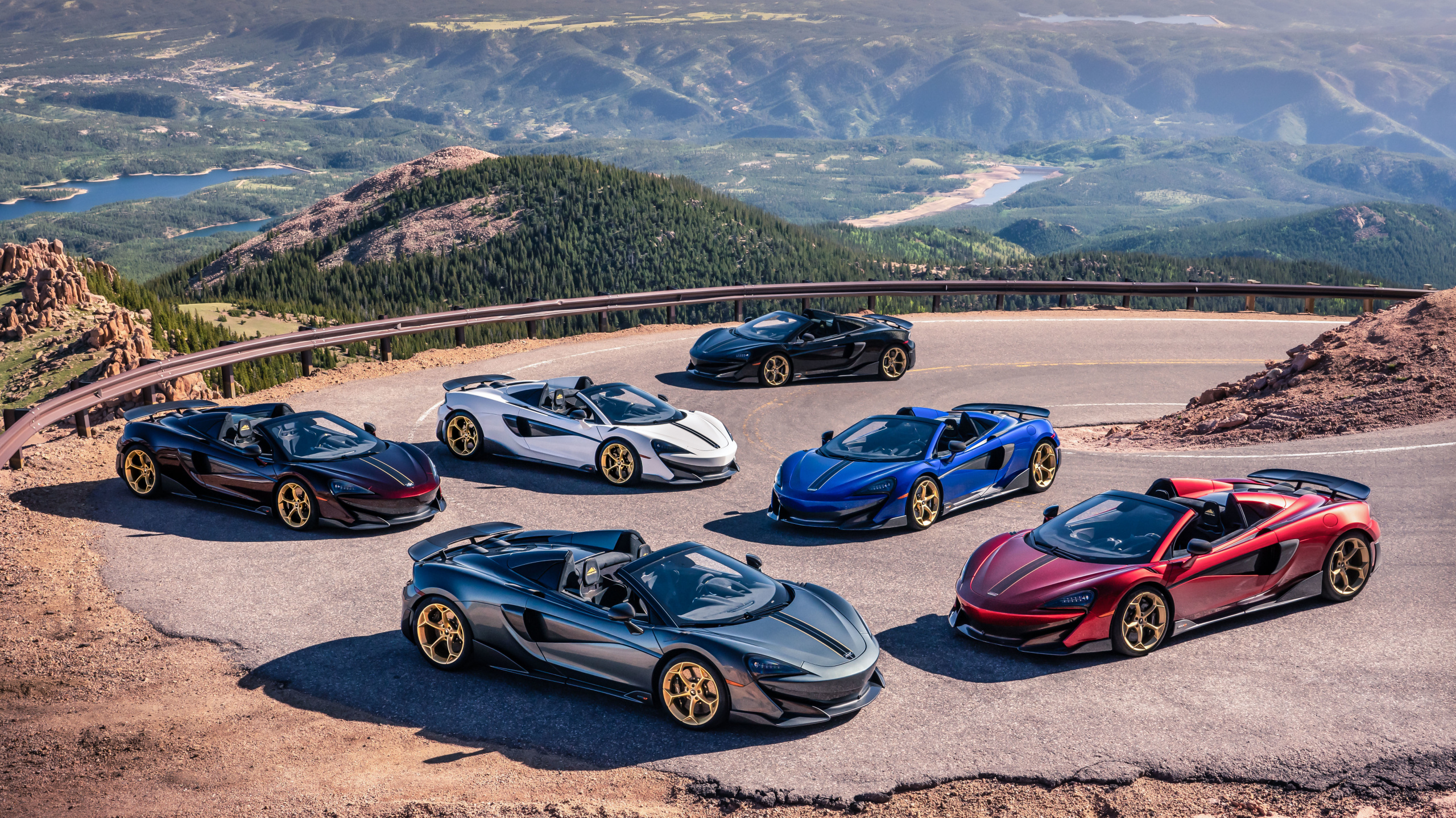 Обои пик макларен 600 л., Макларен 600 лт 2020, Mclaren 600lt 2019 года, Макларен, пайкс пик в разрешении 2560x1440