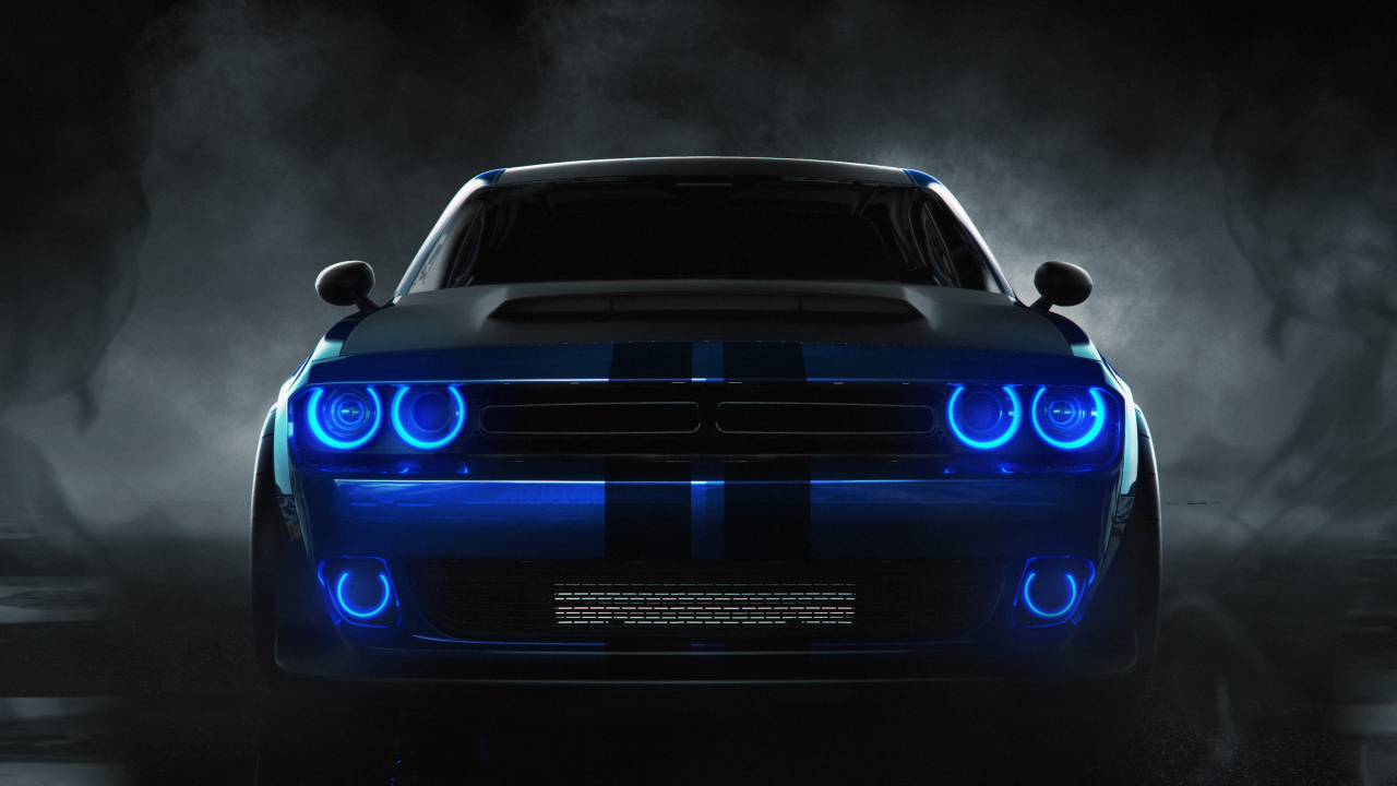 Обои Додж Челленджер, dodge, Dodge Challenger 2021, Додж Демон, легковые автомобили в разрешении 1280x720