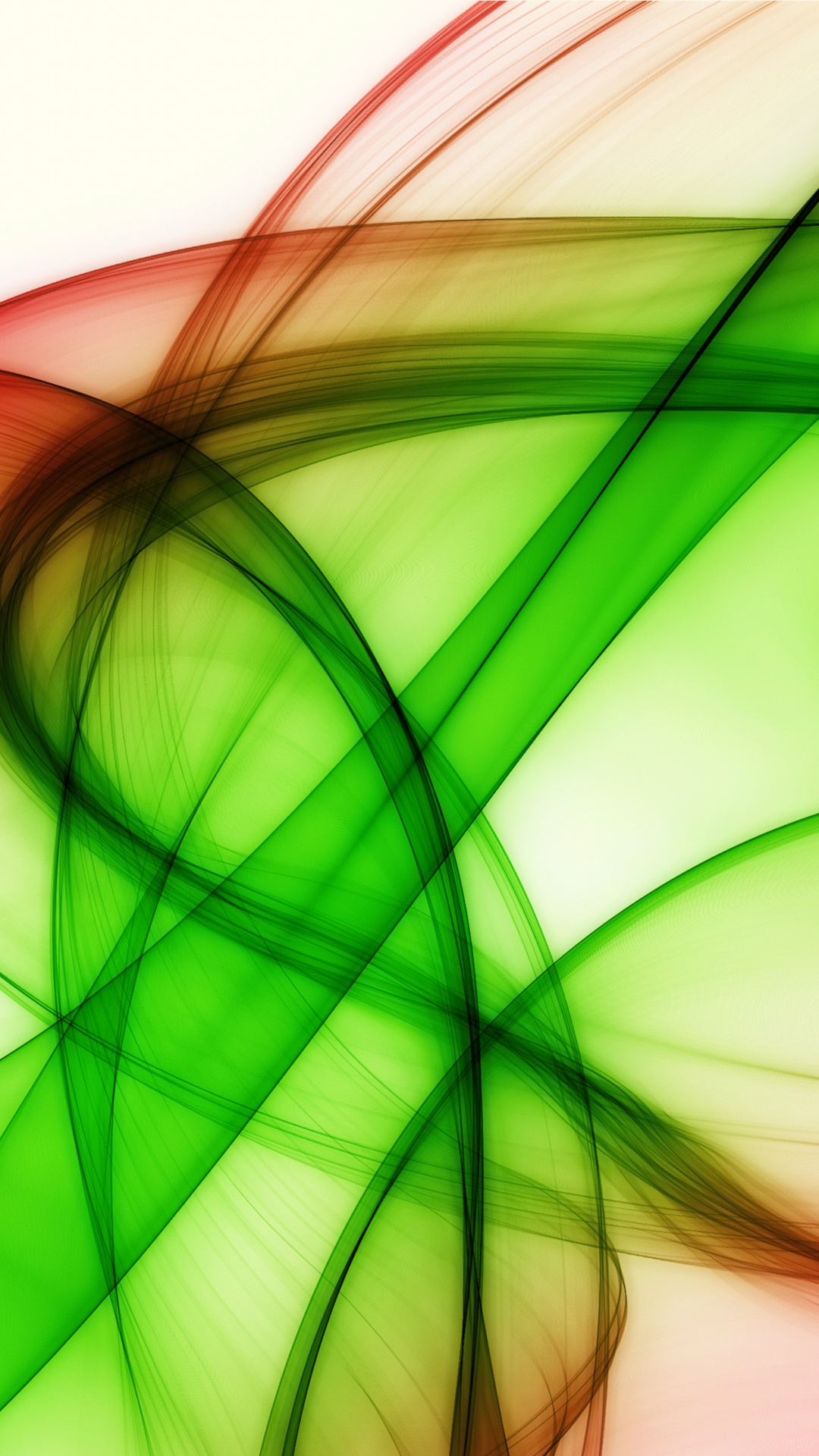 Обои цвет, зеленый, линия, крупный план, живопись в разрешении 1080x1920