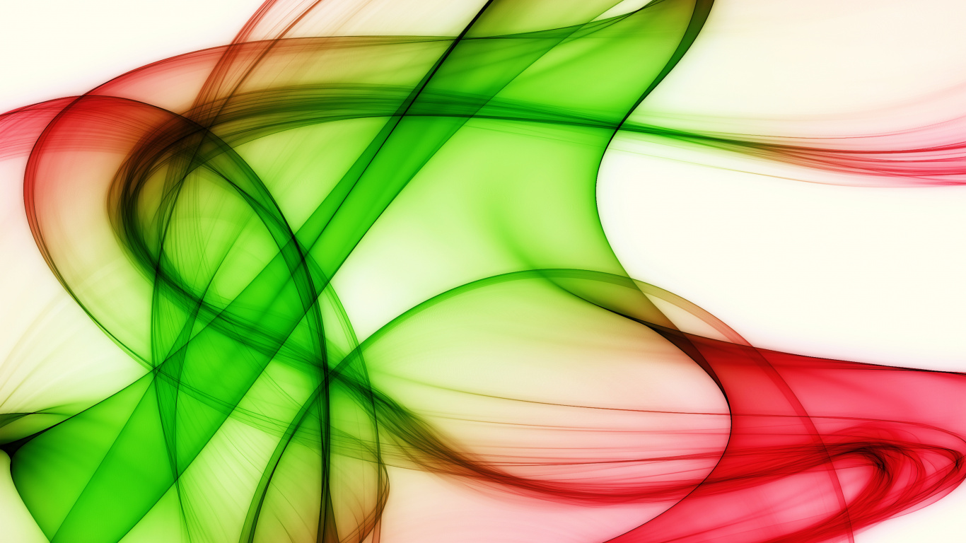 Обои цвет, зеленый, линия, крупный план, живопись в разрешении 1366x768