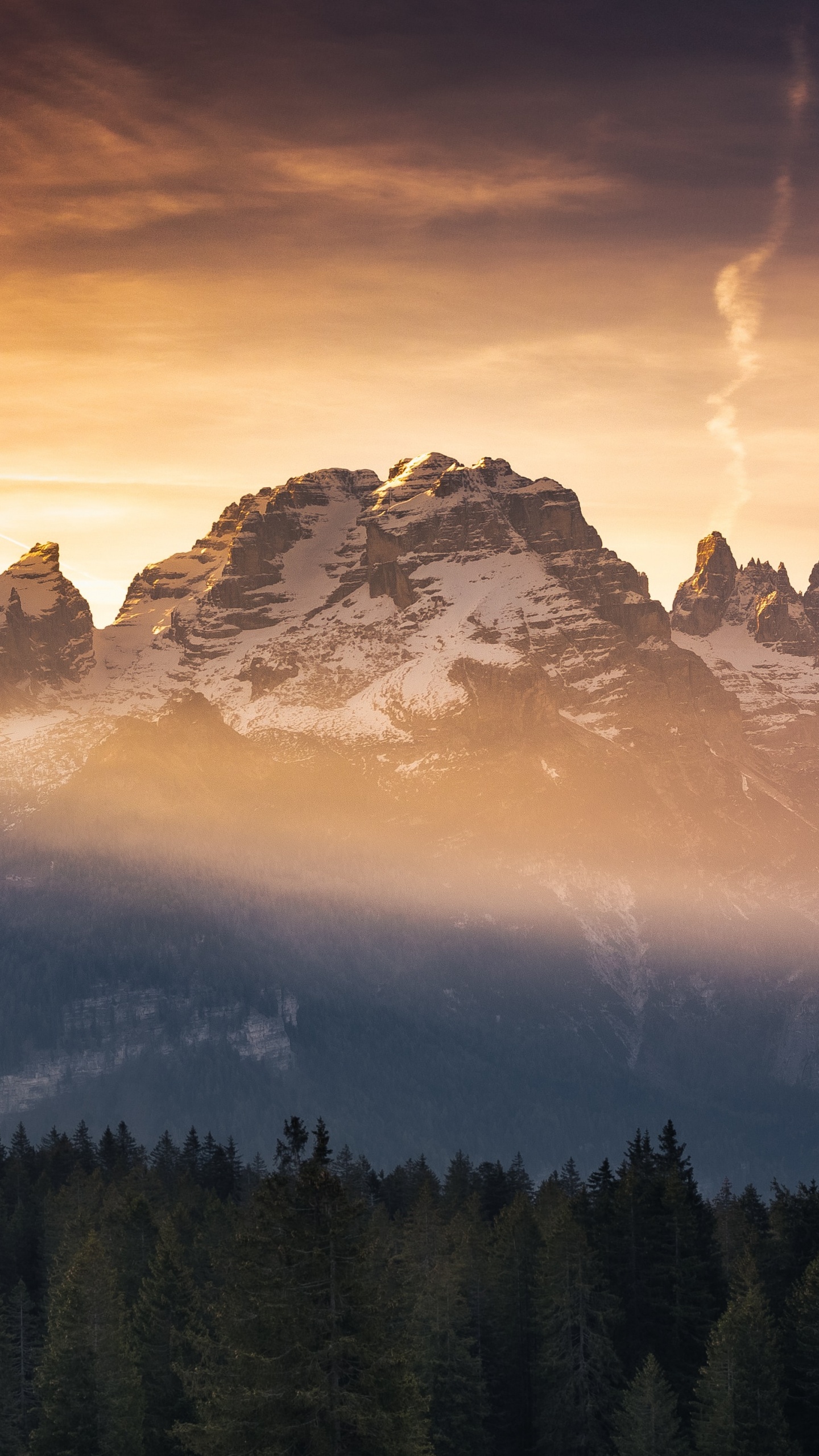 Обои подкаст, облако, атмосфера, гора, природа в разрешении 1440x2560