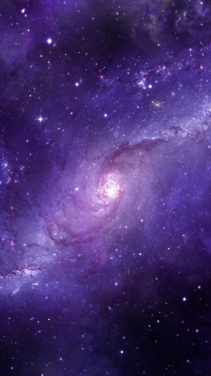 Обои Млечный Путь, Галактика, звезда, туманность, космическое пространство в разрешении 720x1280