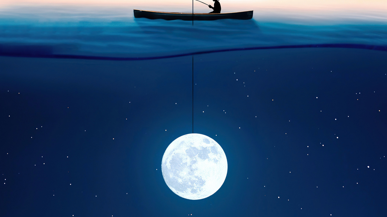 Обои облако, атмосфера, дневное время, лодка, свет в разрешении 1280x720