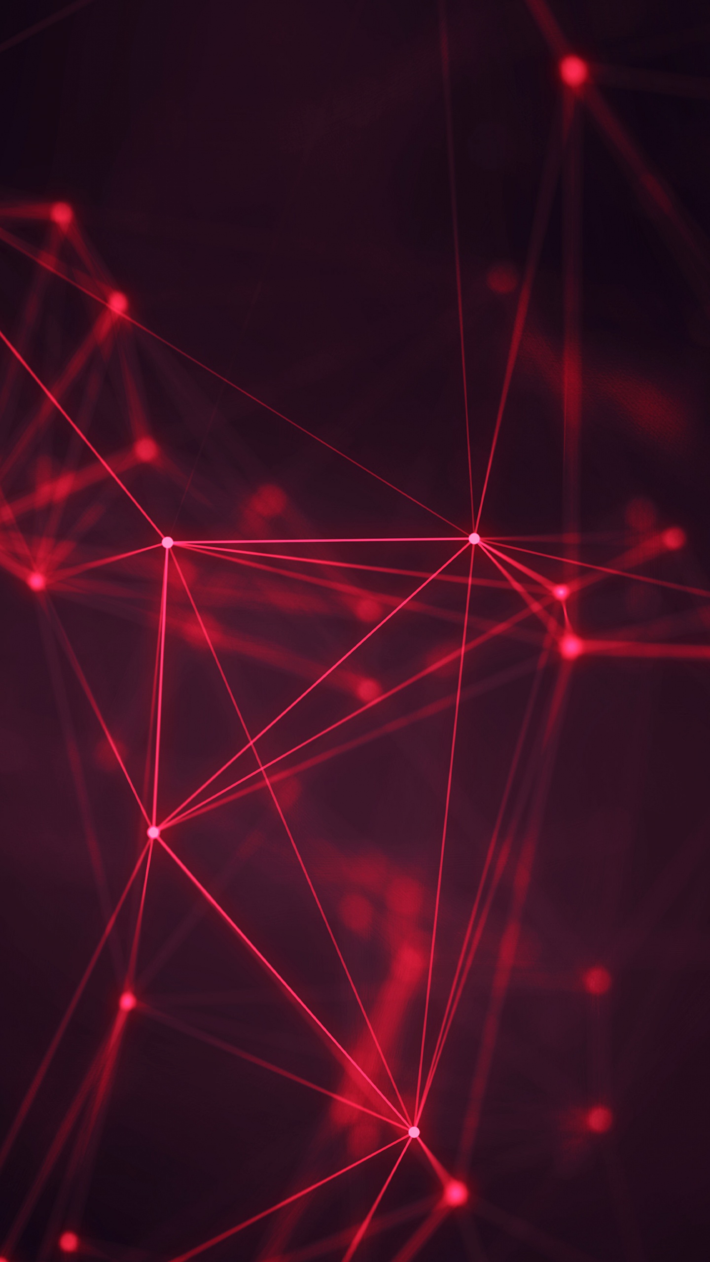 Обои красный цвет, свет, Визуальный эффект освещения, лазер, линия в разрешении 1440x2560