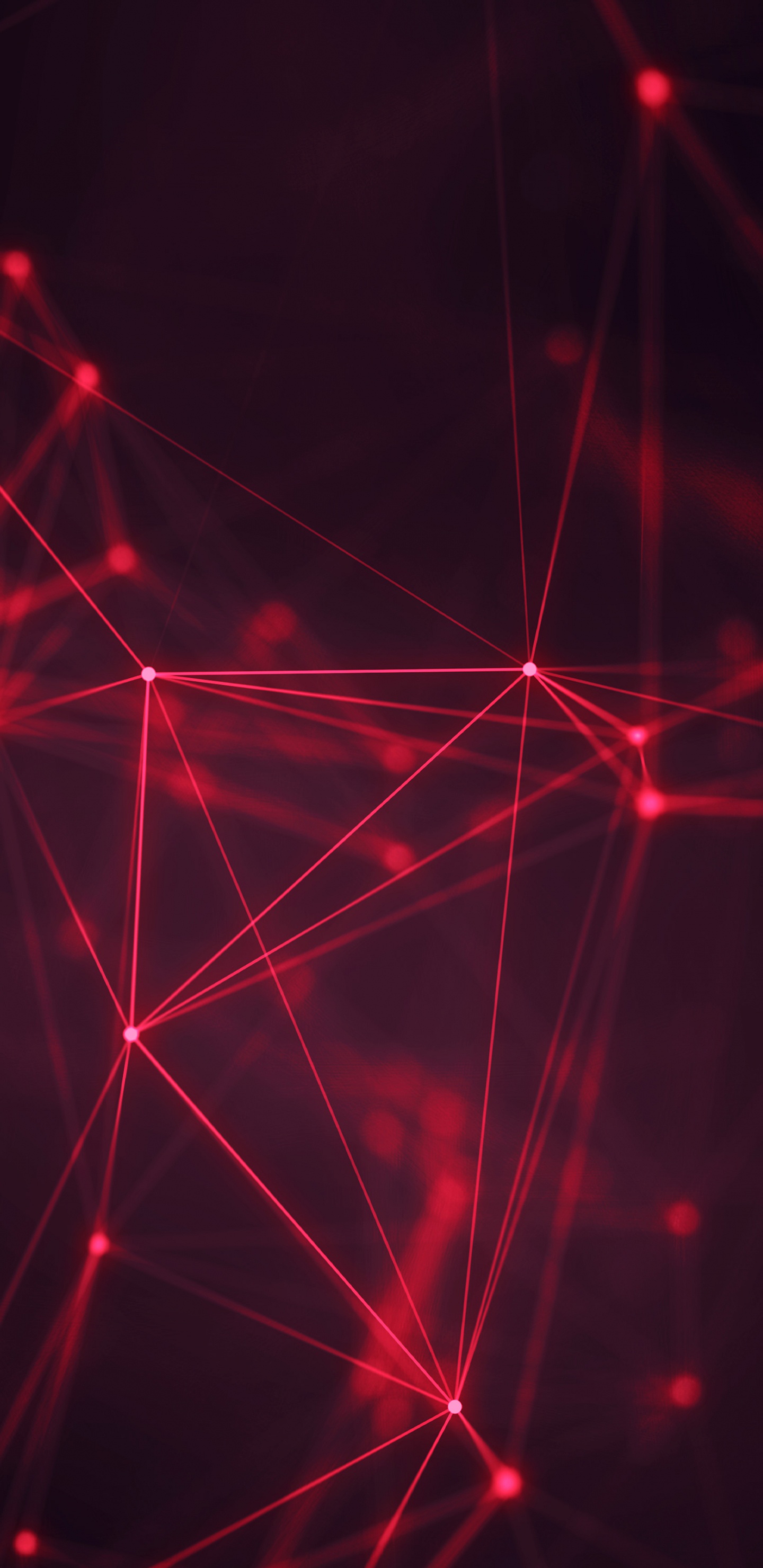 Обои красный цвет, свет, Визуальный эффект освещения, лазер, линия в разрешении 1440x2960