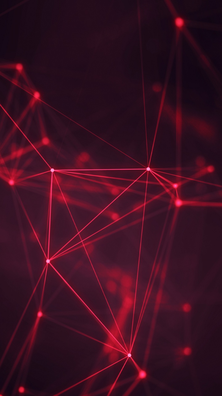 Обои красный цвет, свет, Визуальный эффект освещения, лазер, линия в разрешении 720x1280
