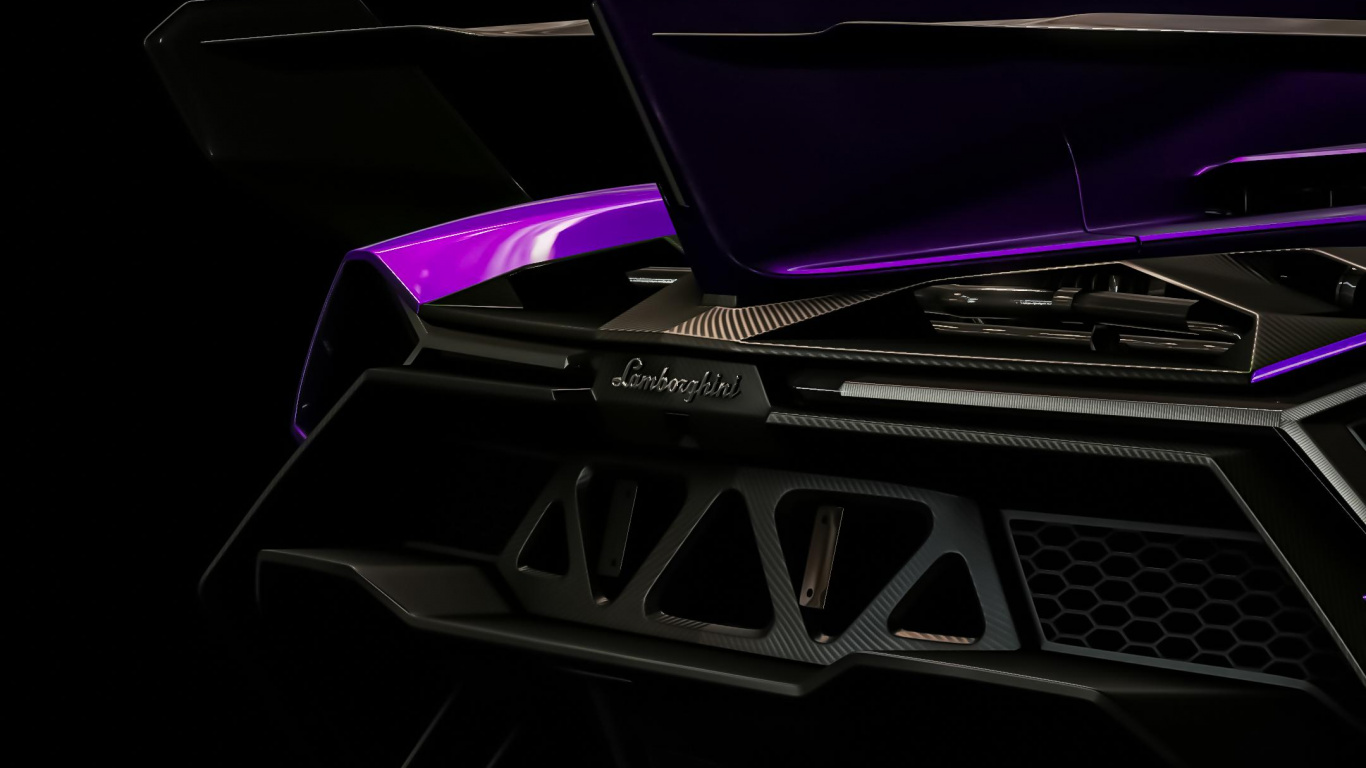 Обои свет, капюшон, автомобильное освещение, пурпур, бампер в разрешении 1366x768