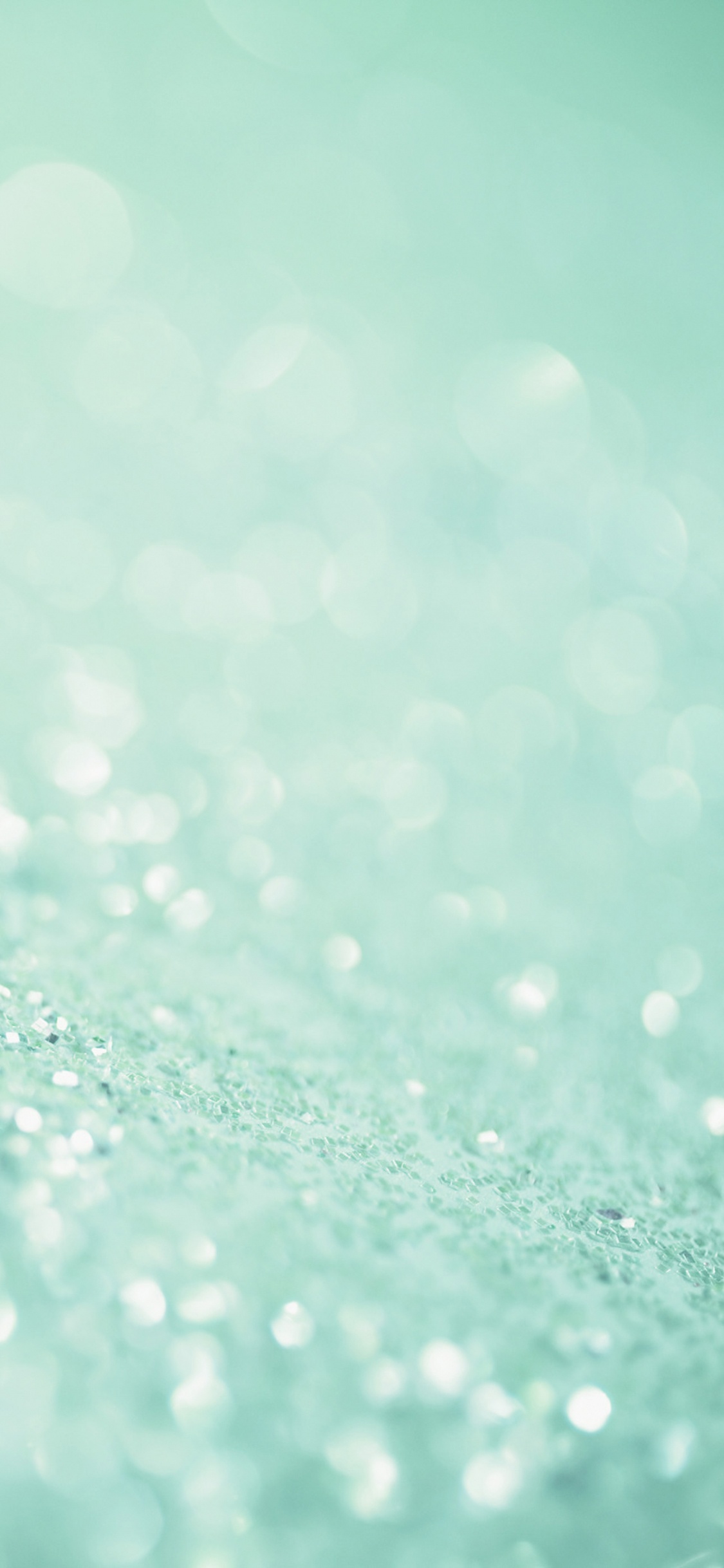 Обои вода, бирюза, жидкость пузырь, падение, влага в разрешении 1125x2436