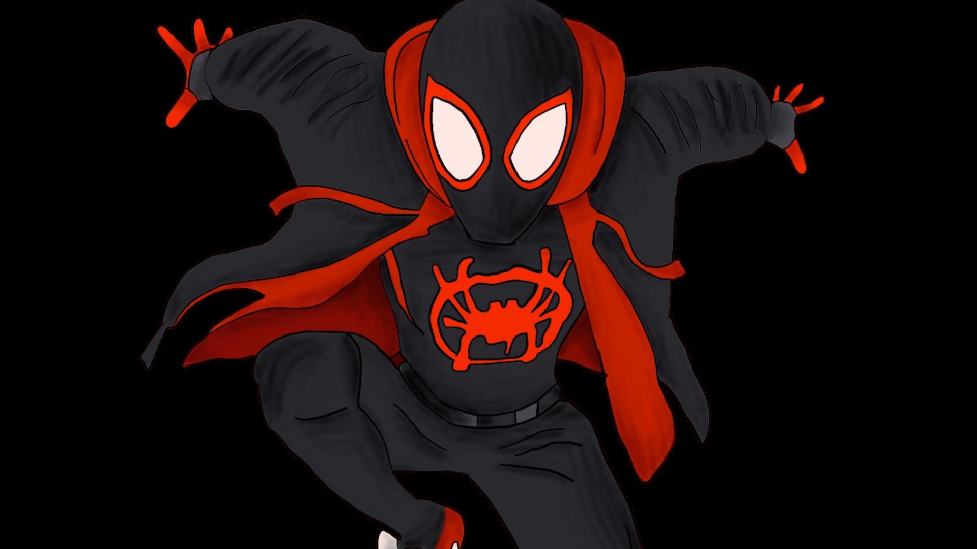 Обои marvel, Майлз Моралес, чудо человек-паук майл моралес, человек-паук, комиксы Марвел в разрешении 1920x1080