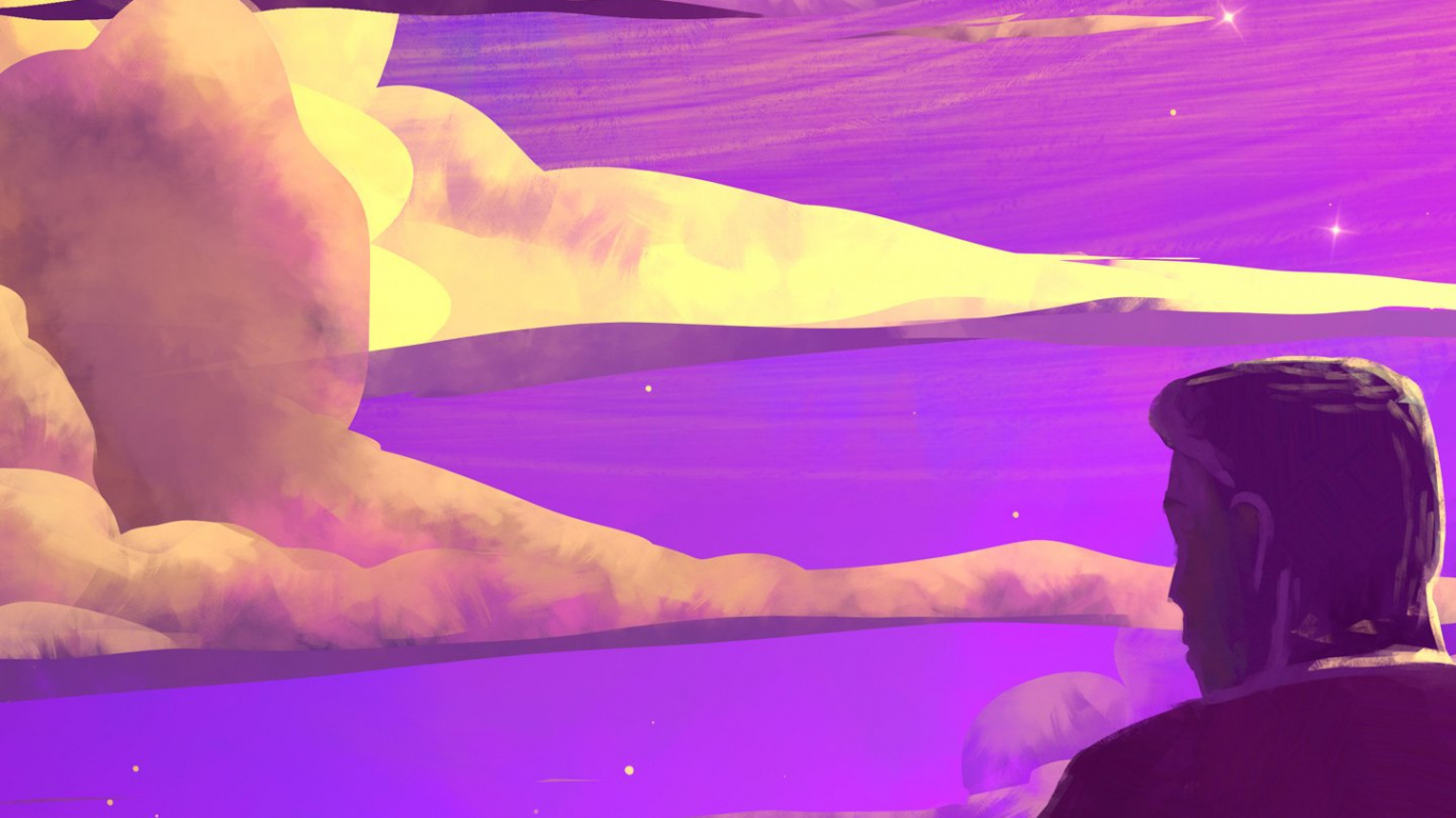 Обои аниме, аминопласт, пурпур, Фиолетовый, розовый в разрешении 1366x768