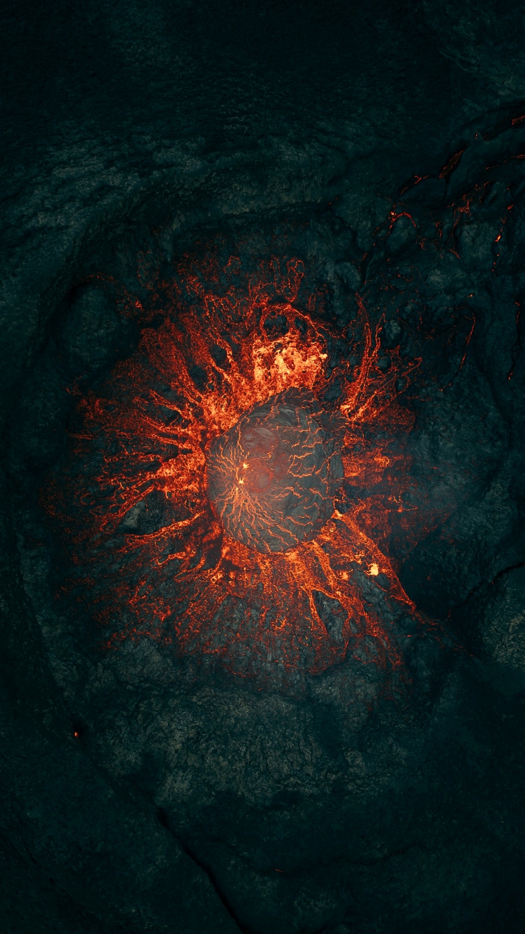 Обои атмосфера, жидкий, арт, астрономический объект, тепло в разрешении 1080x1920