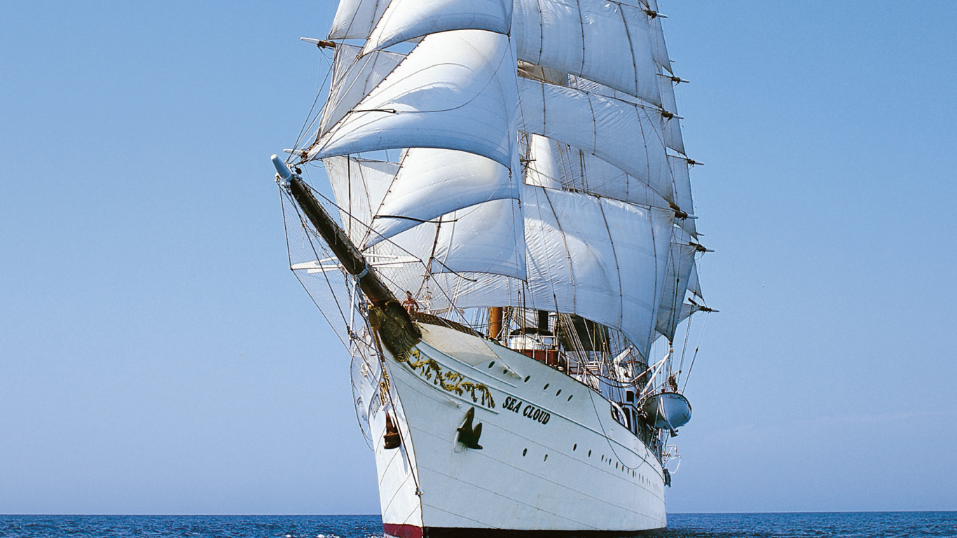 Обои Морское Облако II, корабль, круизное судно, Морское Облако, путешествие в разрешении 1366x768