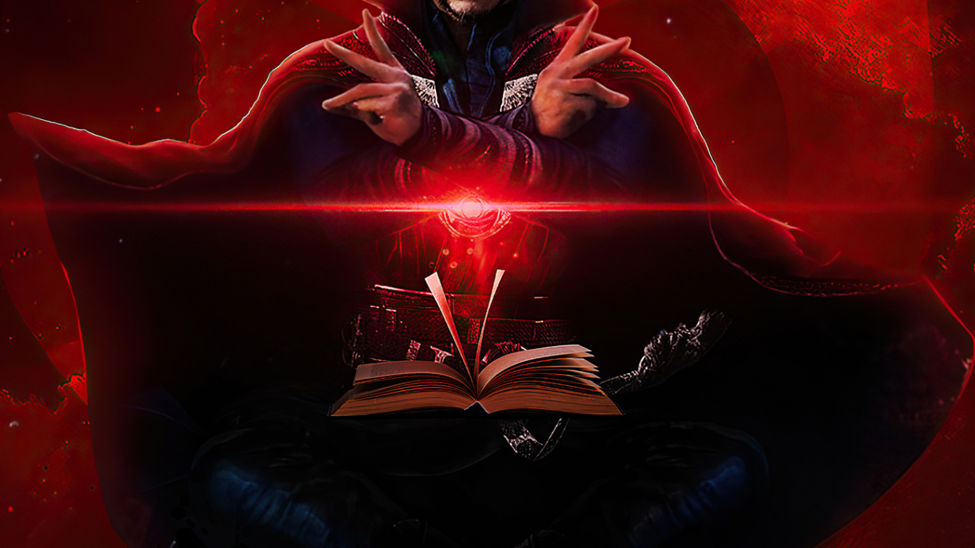 Обои Доктор Стрэндж, marvel, комиксы Марвел, мультивселенная, ТОР в разрешении 1366x768
