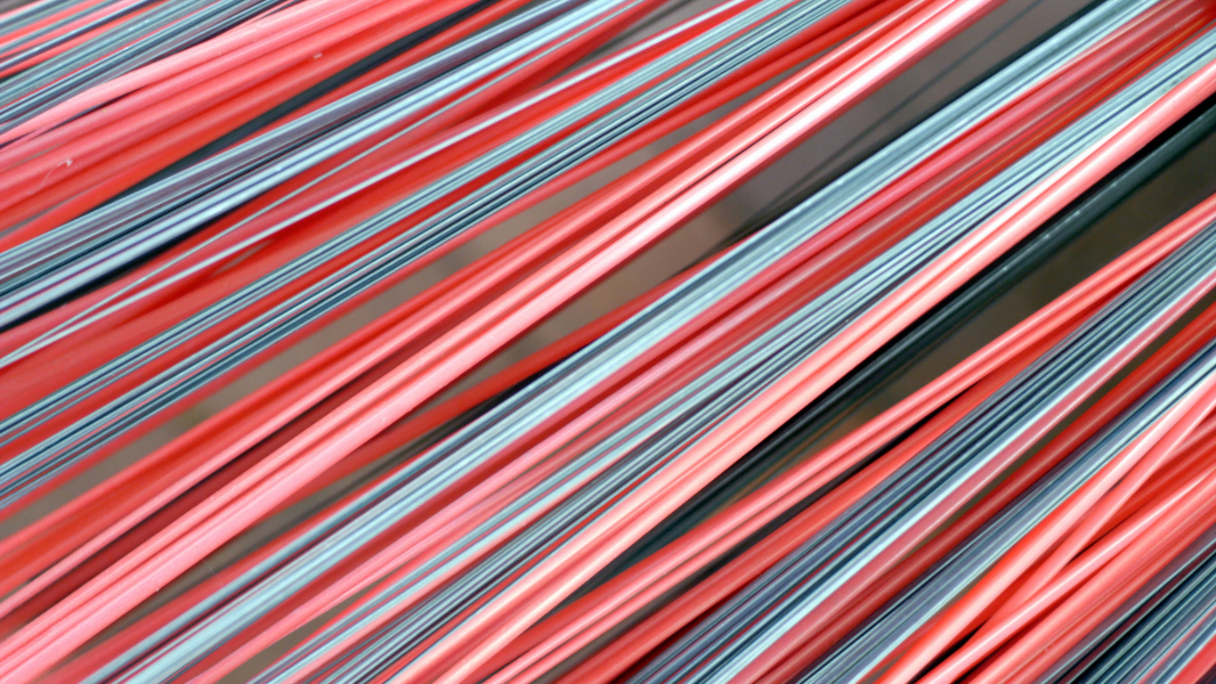 Обои провод, цвет, текстура, наложение текстуры, красный цвет в разрешении 1366x768