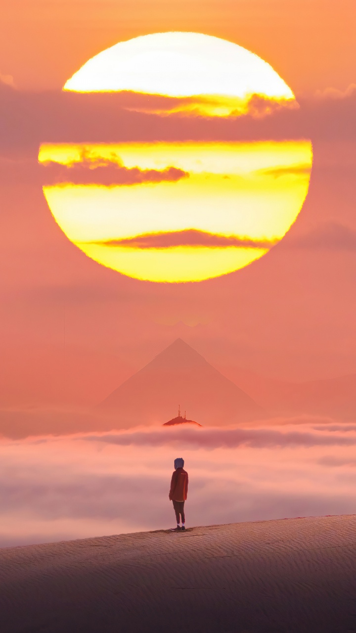 Обои как дариксмисам 2020, солнце, атмосфера, восход солнца, закат в разрешении 720x1280