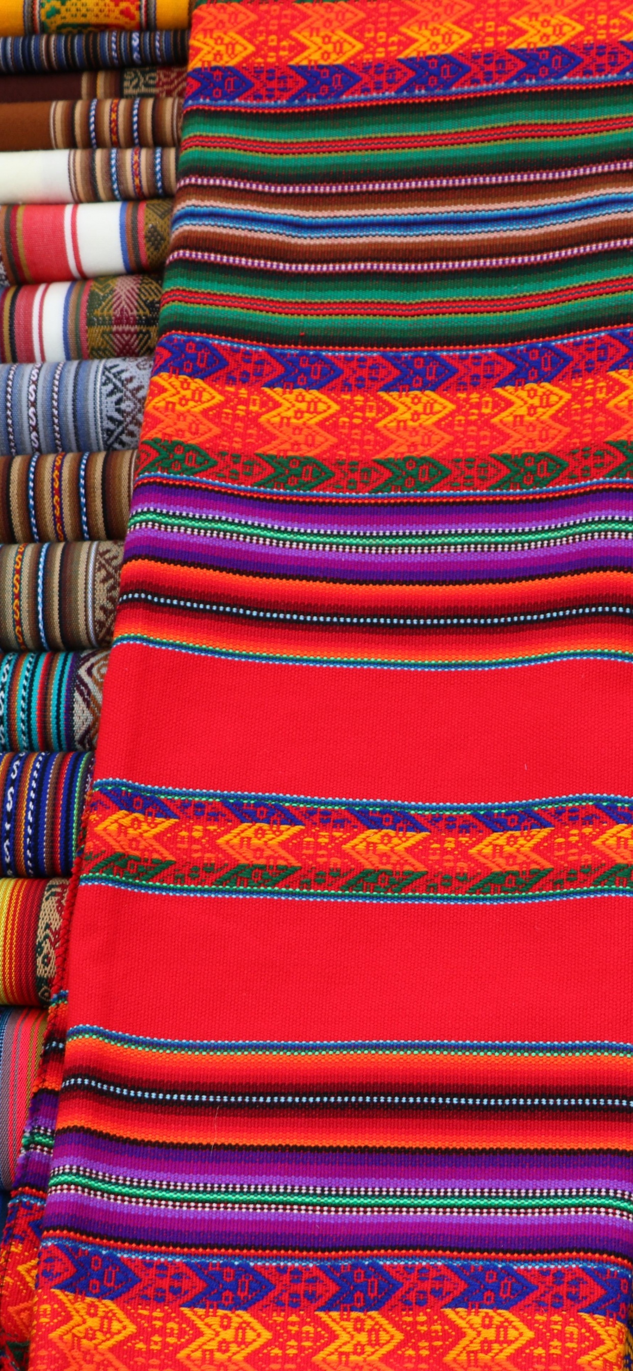 Обои узор, красочность, ткань, прямоугольник, линия в разрешении 1242x2688