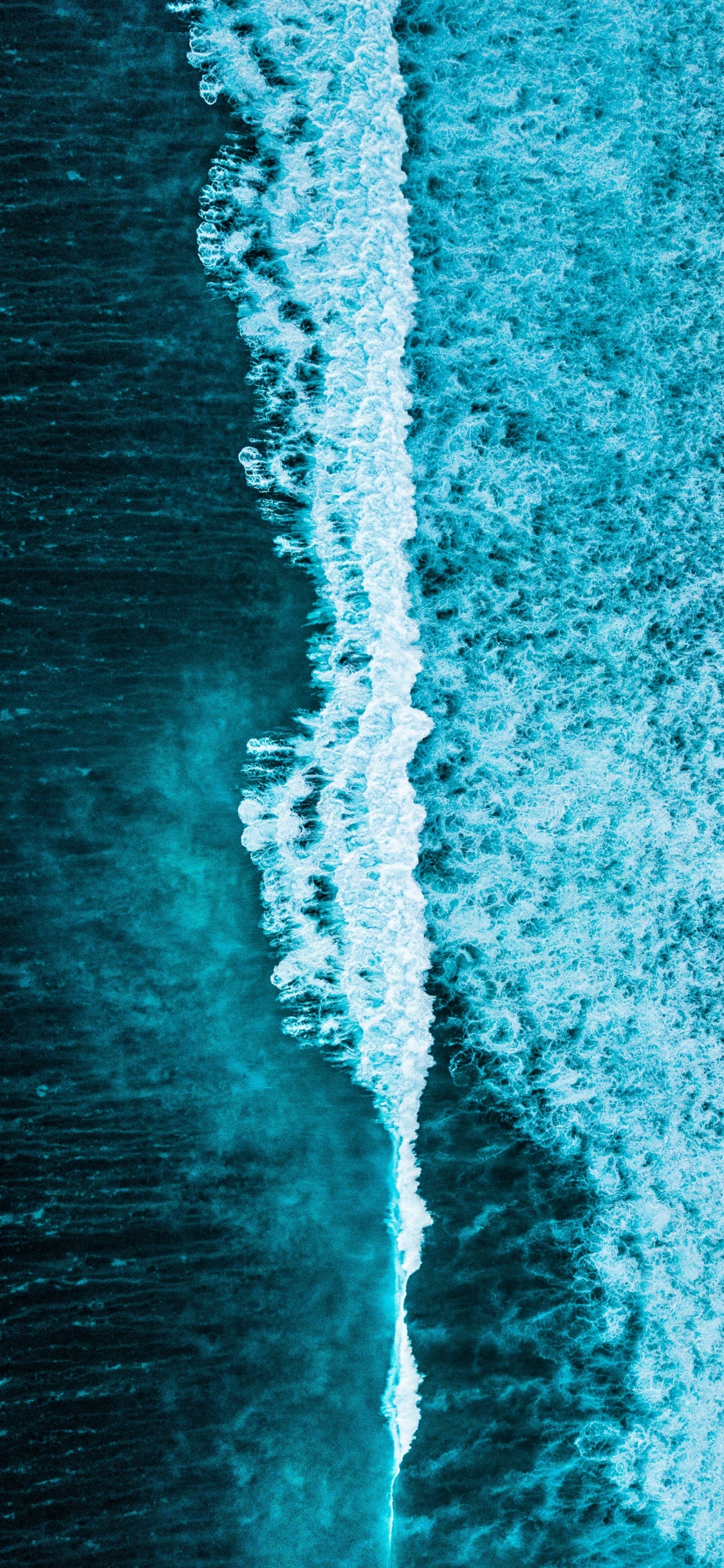 Обои синий, вода, Аква, бирюза, зеленый в разрешении 1125x2436