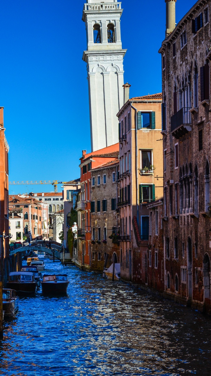 Обои Сан-Джорджо деи гречи, Венеция, Рим, канал, водный путь в разрешении 720x1280