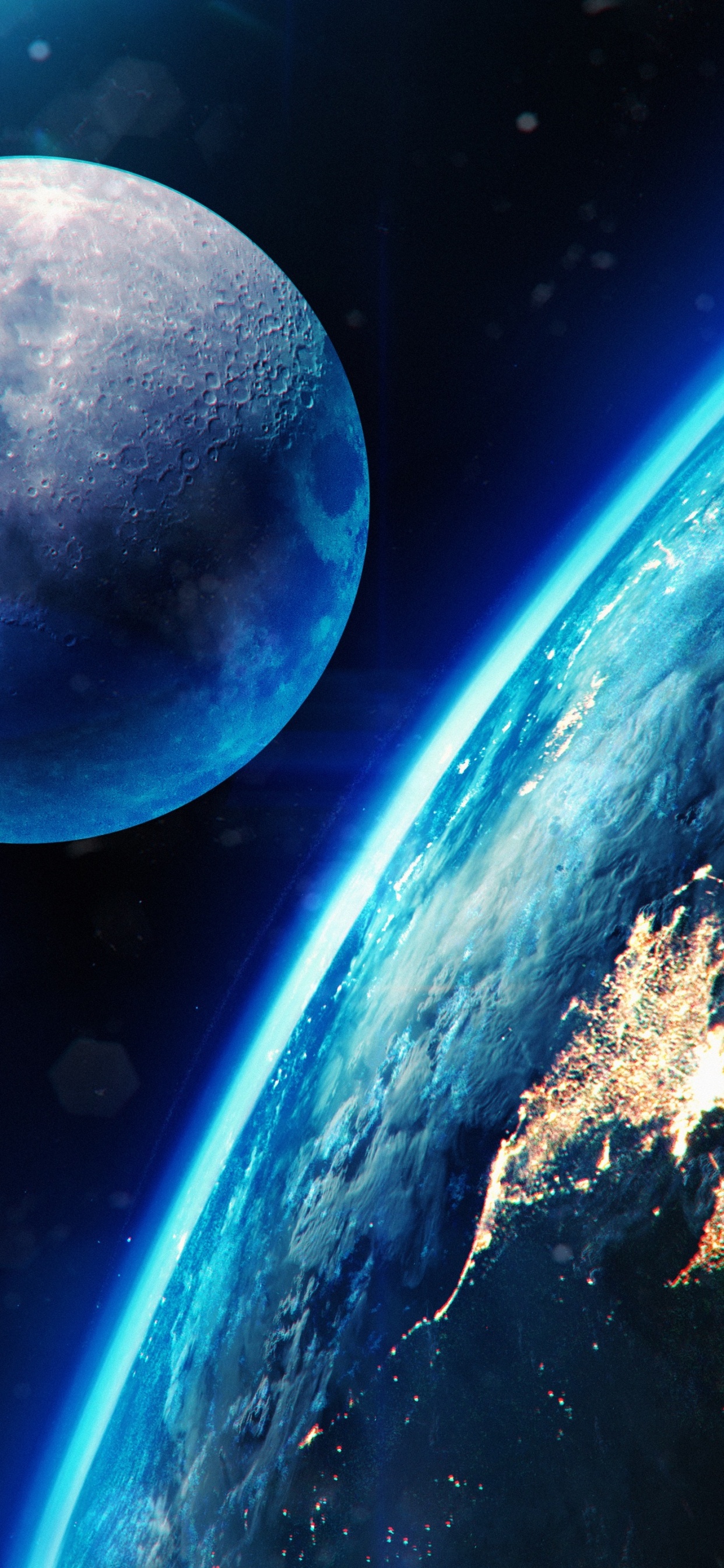 Обои атмосфера, сигуа видео, мир, свет, природа в разрешении 1242x2688