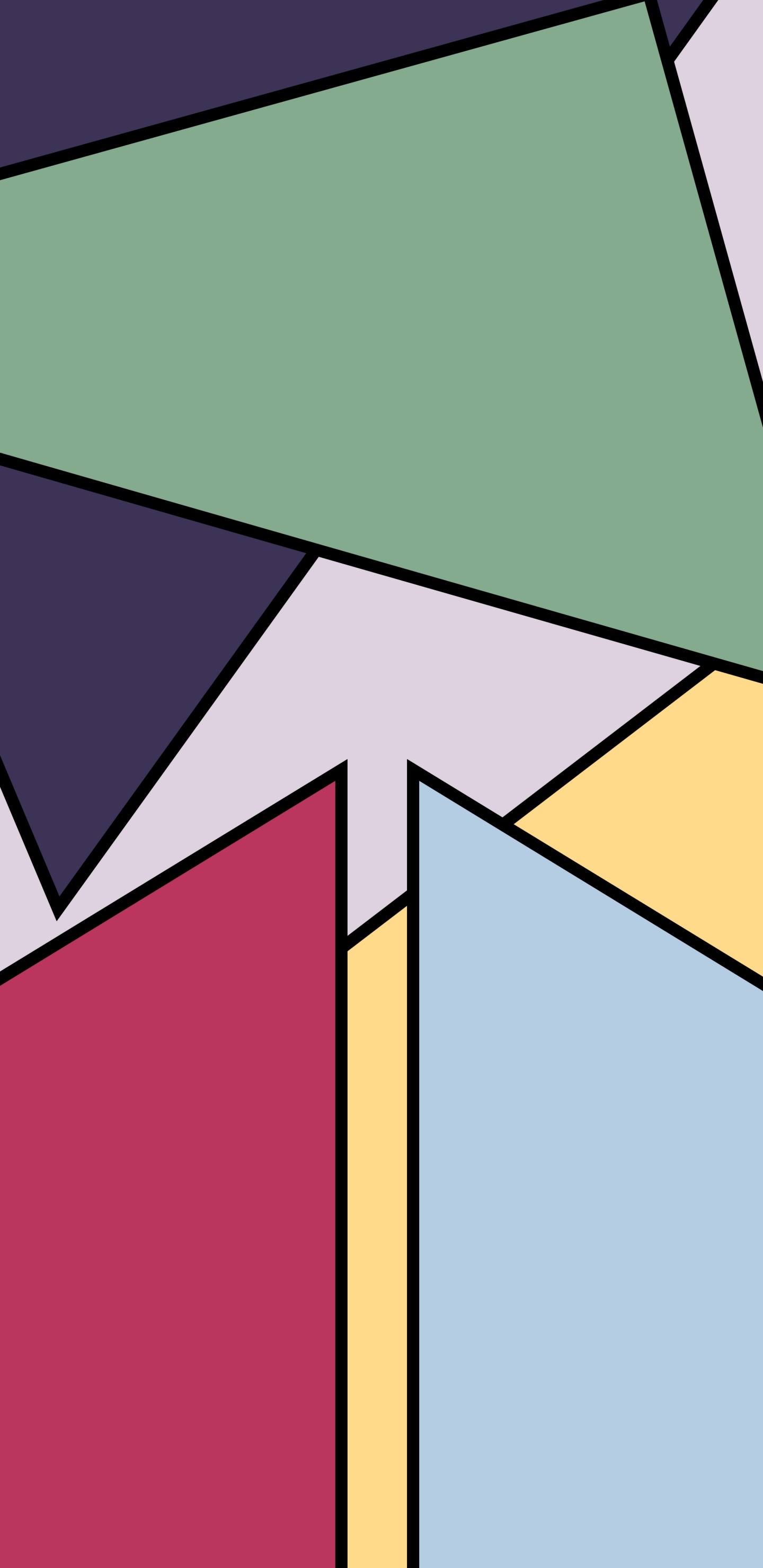 Обои треугольник, прямоугольник, материальное свойство, параллель, электрик в разрешении 1440x2960