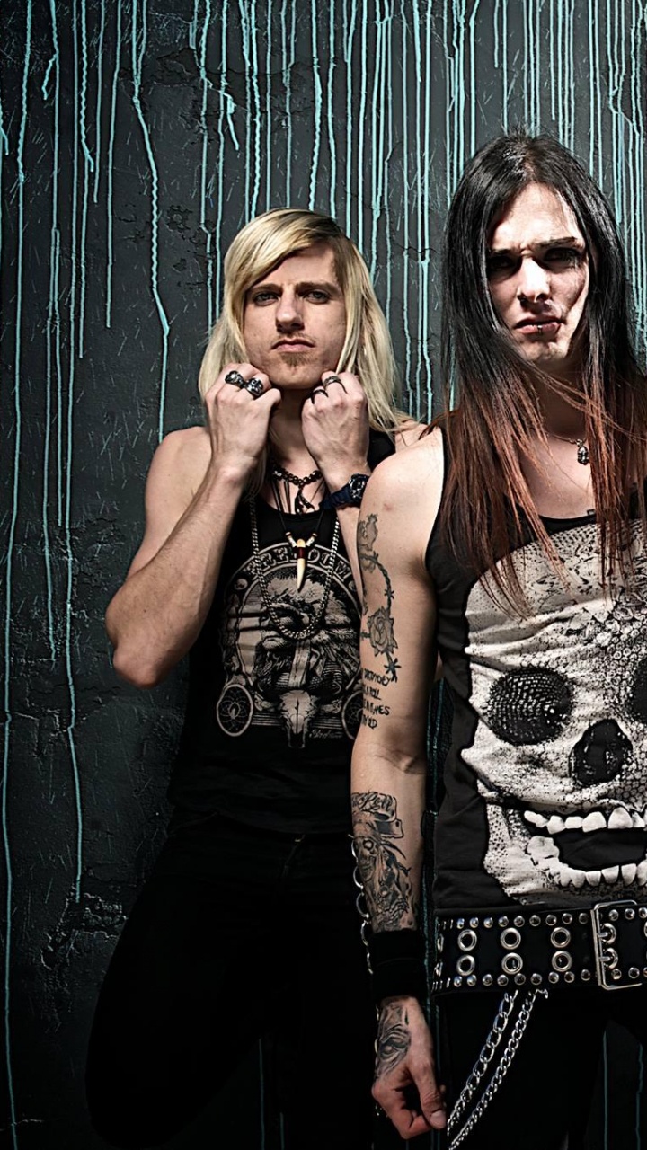 Обои черный дождь, Глэм-метал, тяжелый металл, тяжелый рок, рок в разрешении 720x1280