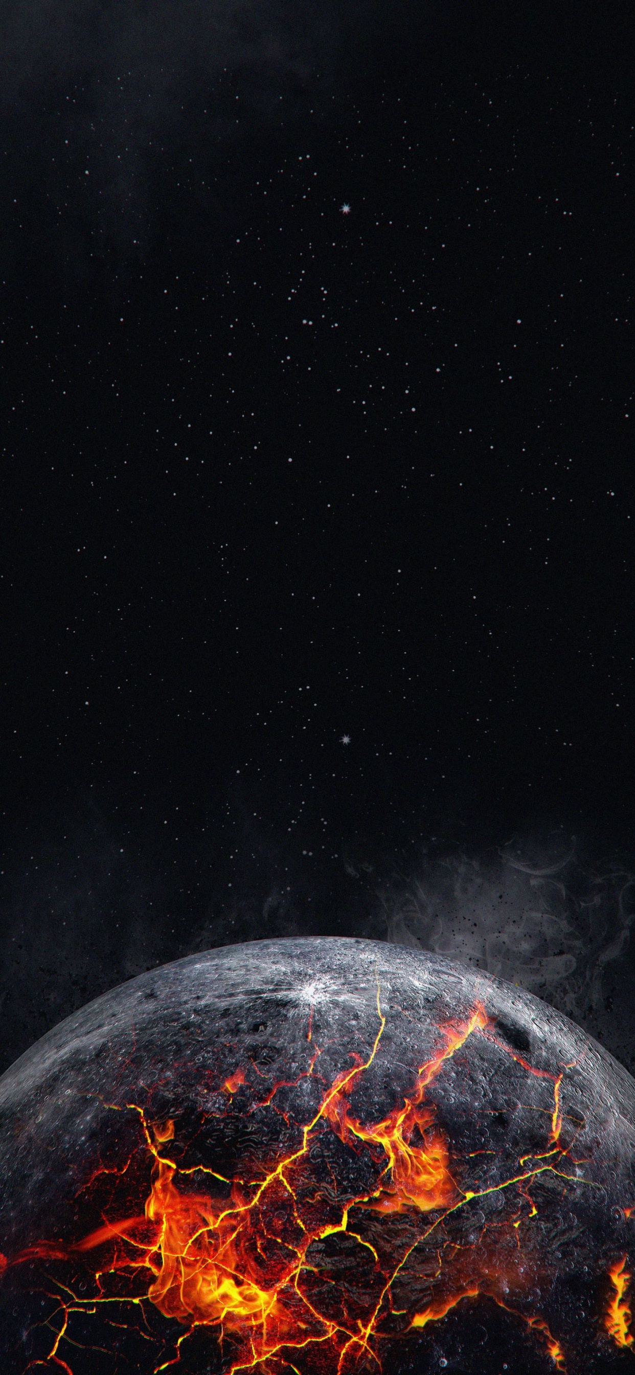 Обои звезда, атмосфера, природный ландшафт, астрономический объект, Галактика в разрешении 1242x2688