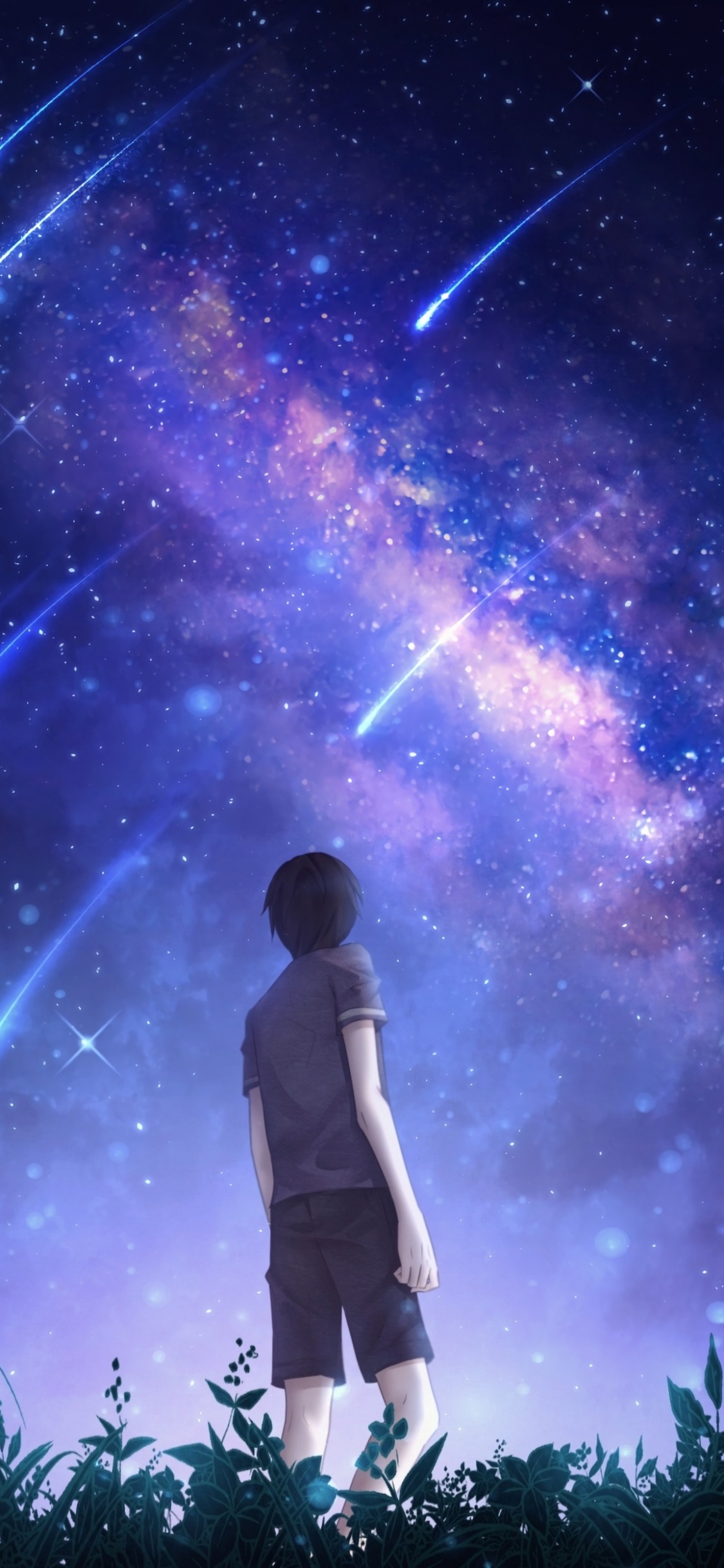 Обои астрономический объект, Галактика, оригинальность, Вселенная, темнота в разрешении 1125x2436