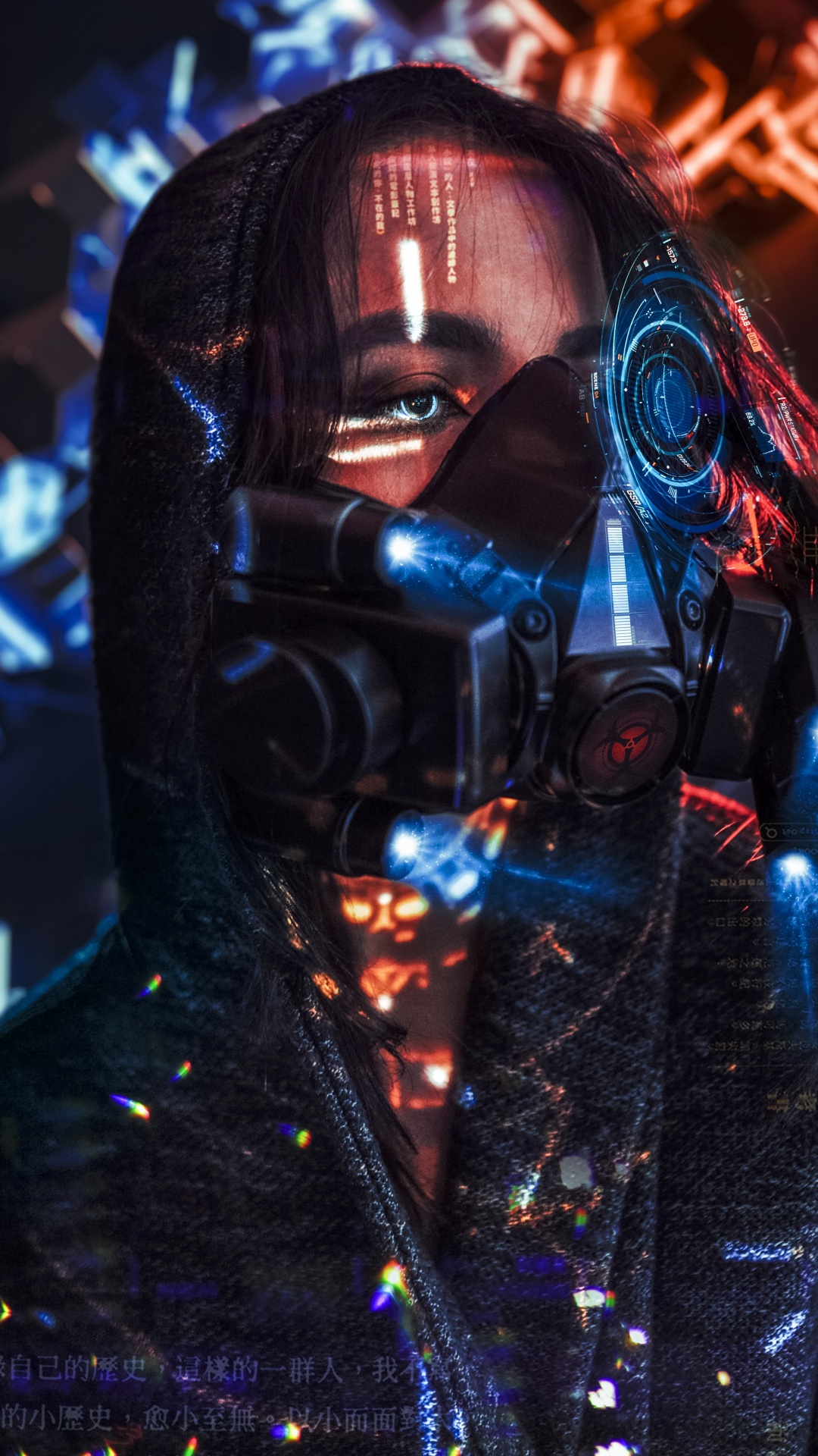 Обои темнота, пурпур, головной убор, автомобильное освещение, развлечение в разрешении 1080x1920