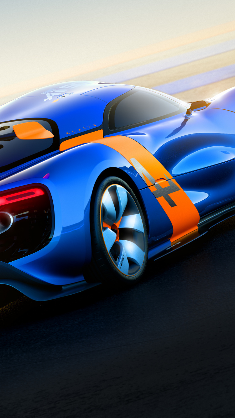 Обои Рено, авто, спорткар, автомобиль концепции, суперкар в разрешении 750x1334