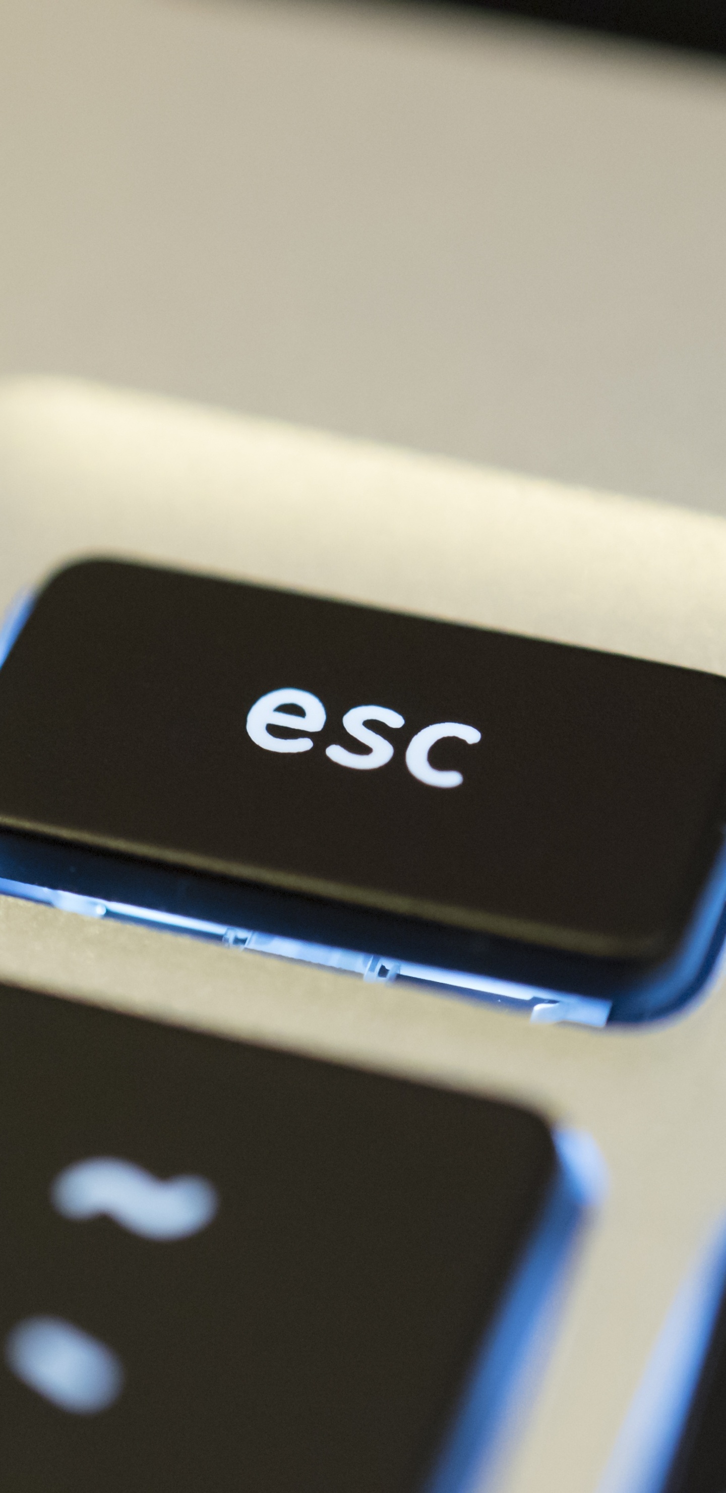 Обои Клавиша ESC, цифровая клавиатура, технологии, электронное устройство, гаджет в разрешении 1440x2960