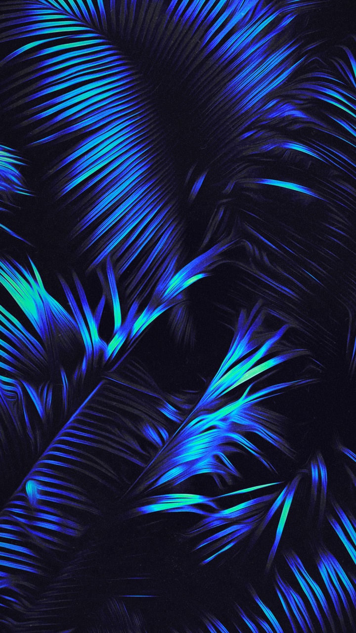 Обои синий, лазурный, наземное растение, электрик, узор в разрешении 720x1280