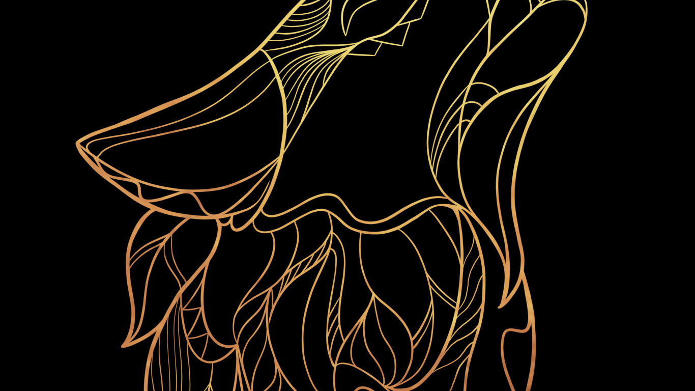 Обои арт, жест, крыло, наручные, хвост в разрешении 1366x768