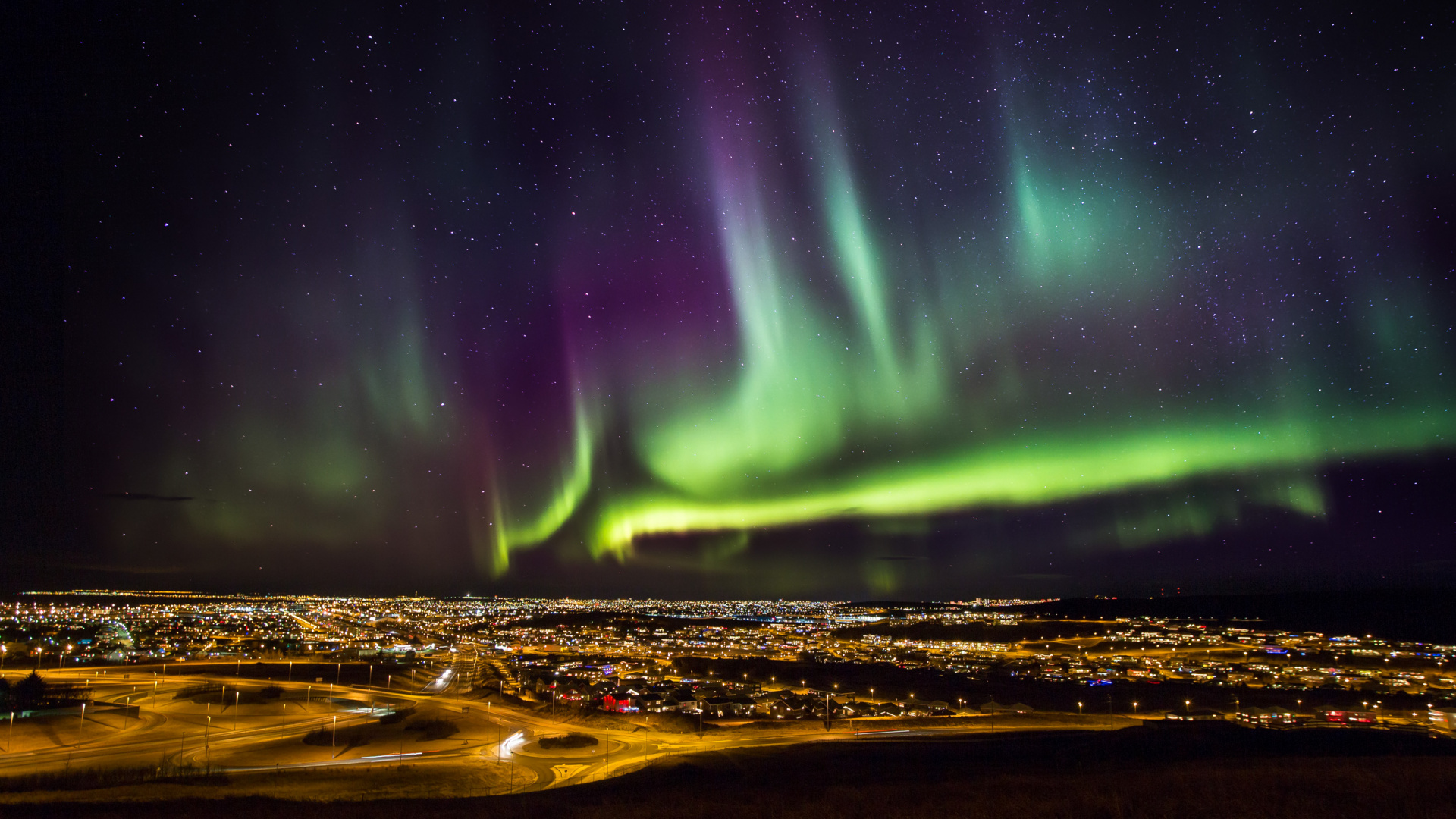 Обои Путеводитель по Исландии, путешествие, Аврора, природа, атмосфера в разрешении 1920x1080