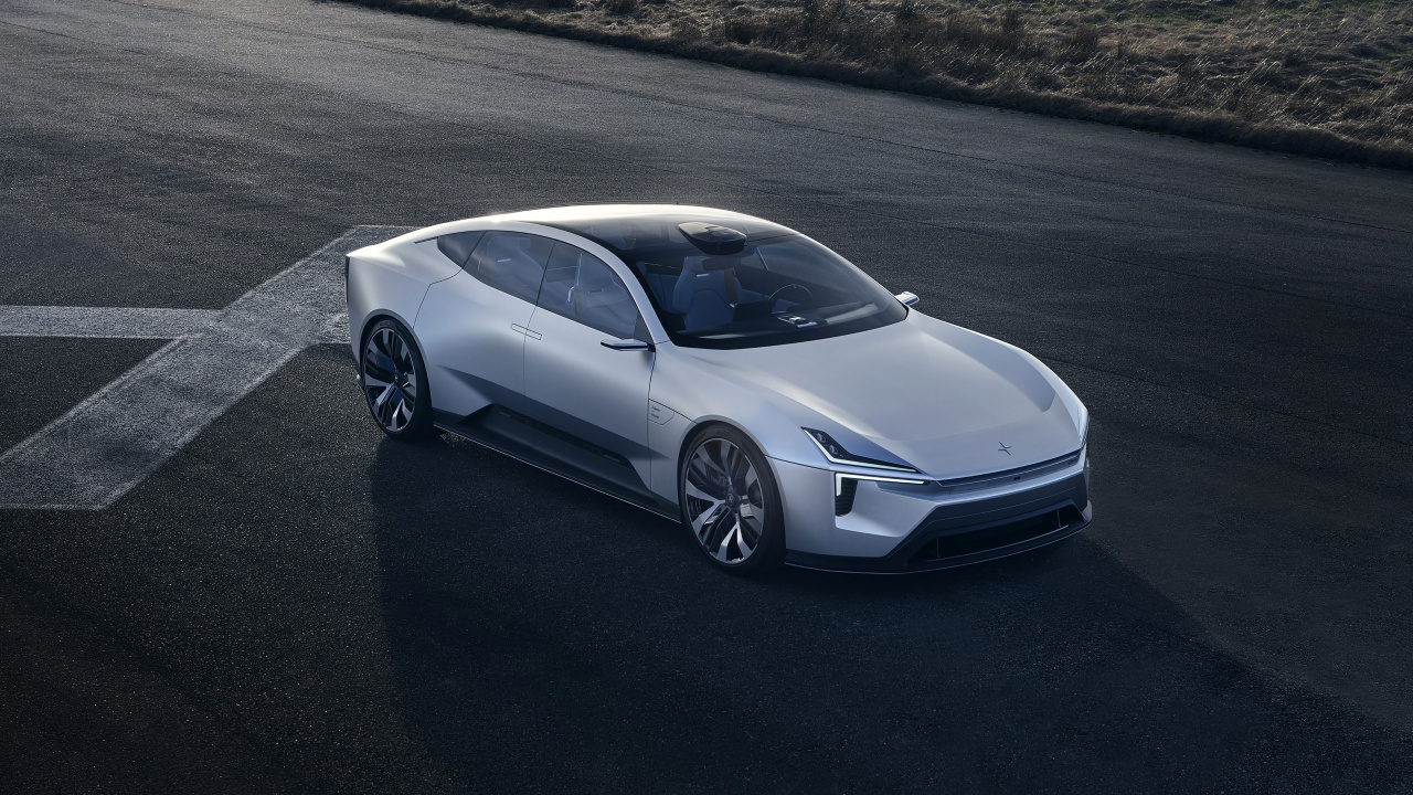 Обои пост-роскошный, Король, Автомобили Volvo, Порше taycan, заповедь полярной звезды в разрешении 1280x720