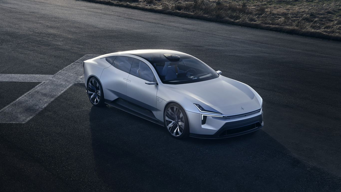 Обои пост-роскошный, Король, Автомобили Volvo, Порше taycan, заповедь полярной звезды в разрешении 1366x768