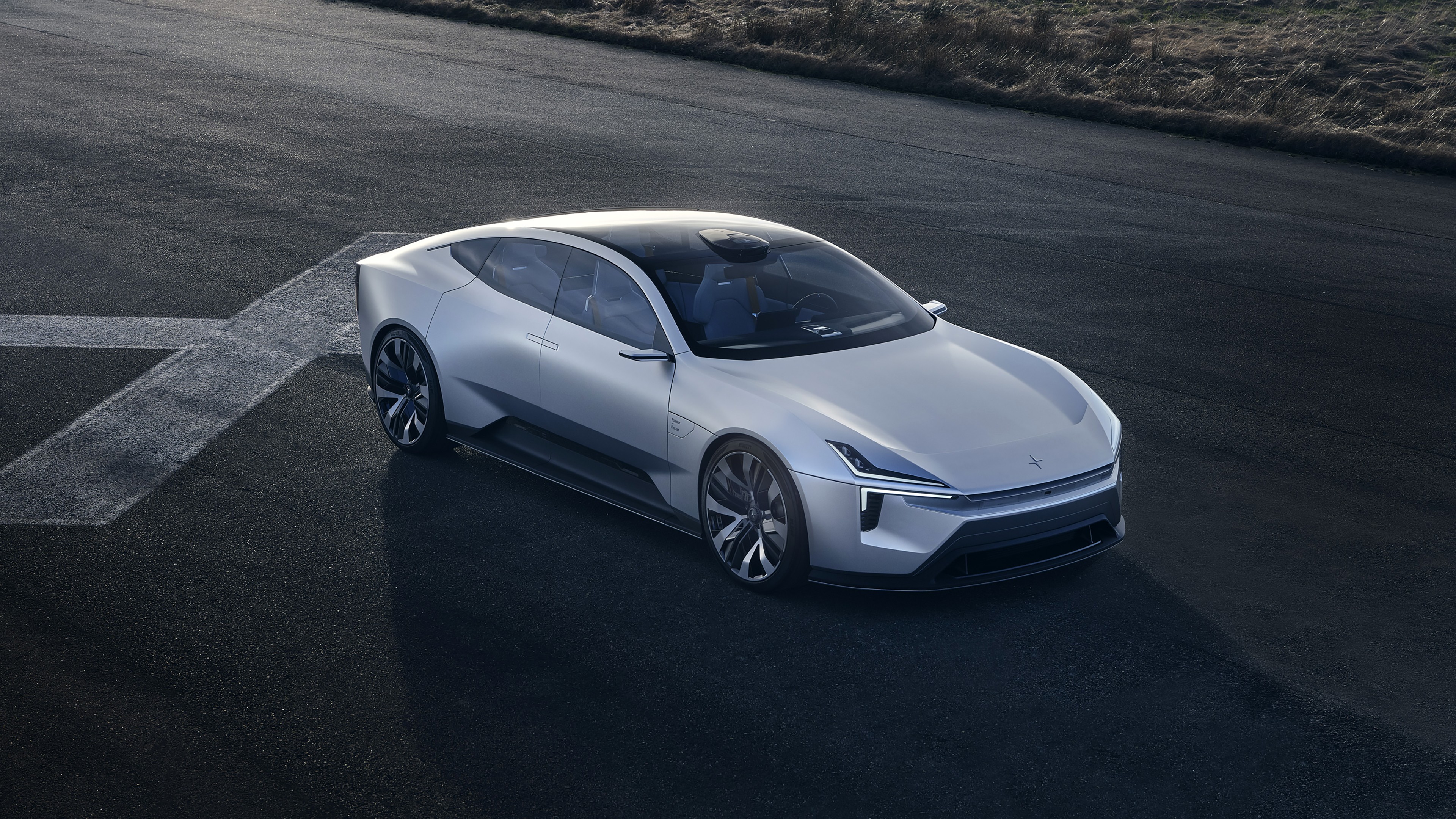 Обои пост-роскошный, Король, Автомобили Volvo, Порше taycan, заповедь полярной звезды в разрешении 3840x2160