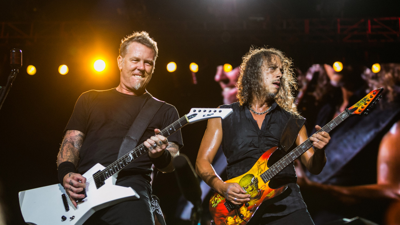 Обои Джеймс Хэтфилд, Metallica, тяжелый металл, рок, гитарист в разрешении 1280x720