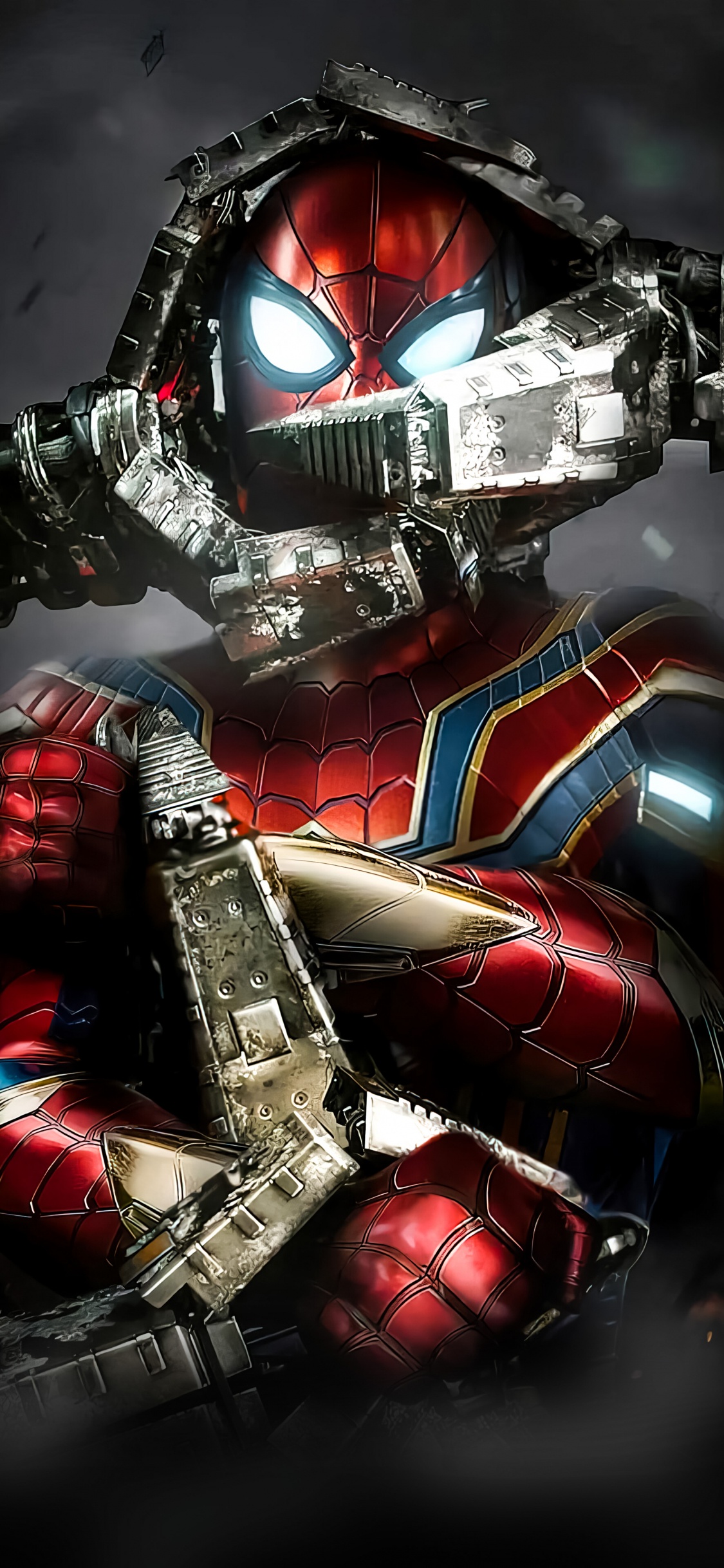 Обои верхолаз, человек-паук, Мистерио, Доктор Стрэндж, комиксы Марвел в разрешении 1125x2436