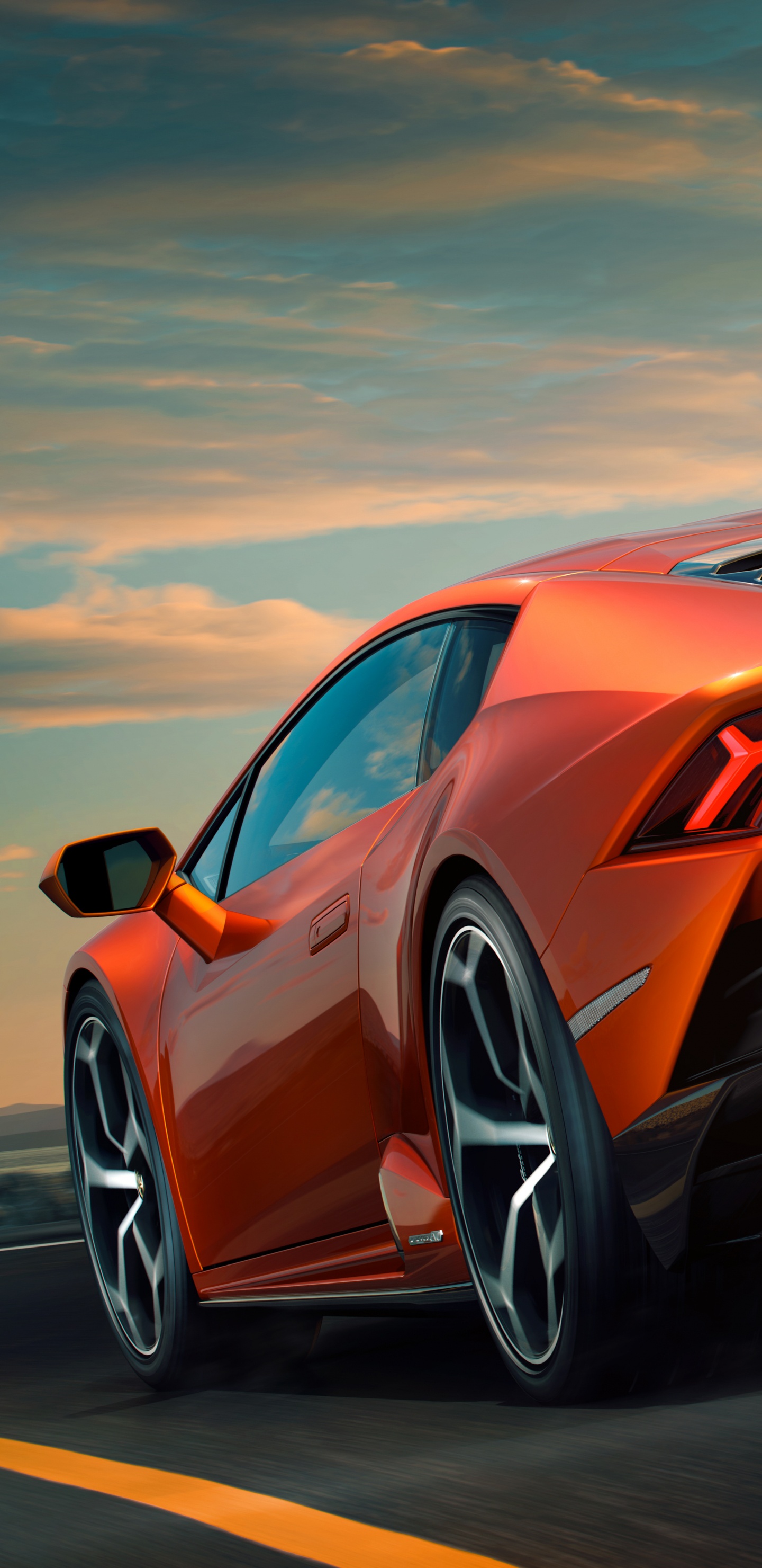 Обои Ламборджини, авто, суперкар, спорткар, личный роскошный автомобиль в разрешении 1440x2960