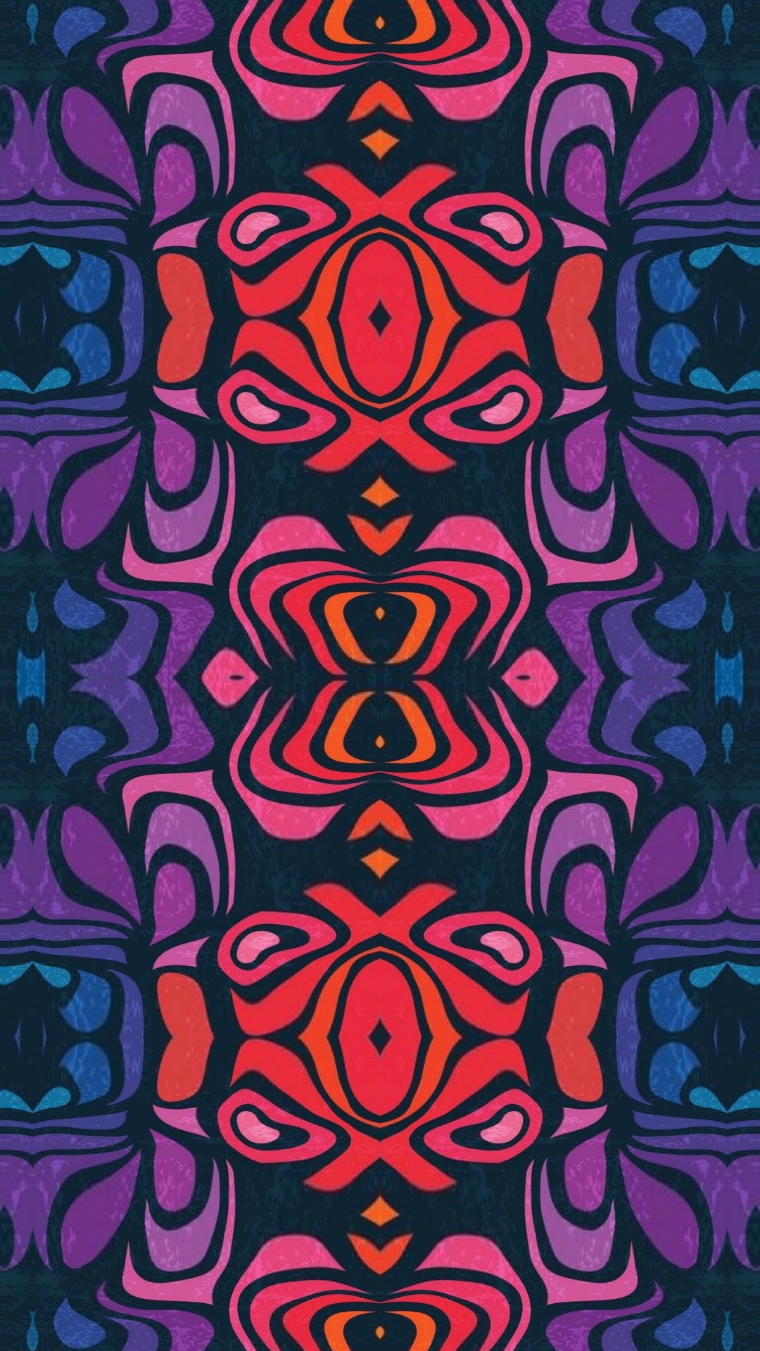 Обои узор, красочность, прямоугольник, арт, симметрия в разрешении 1080x1920