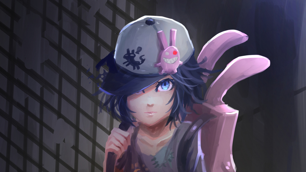 Обои аниме, пурпур, Фиолетовый, розовый, анимация в разрешении 1280x720