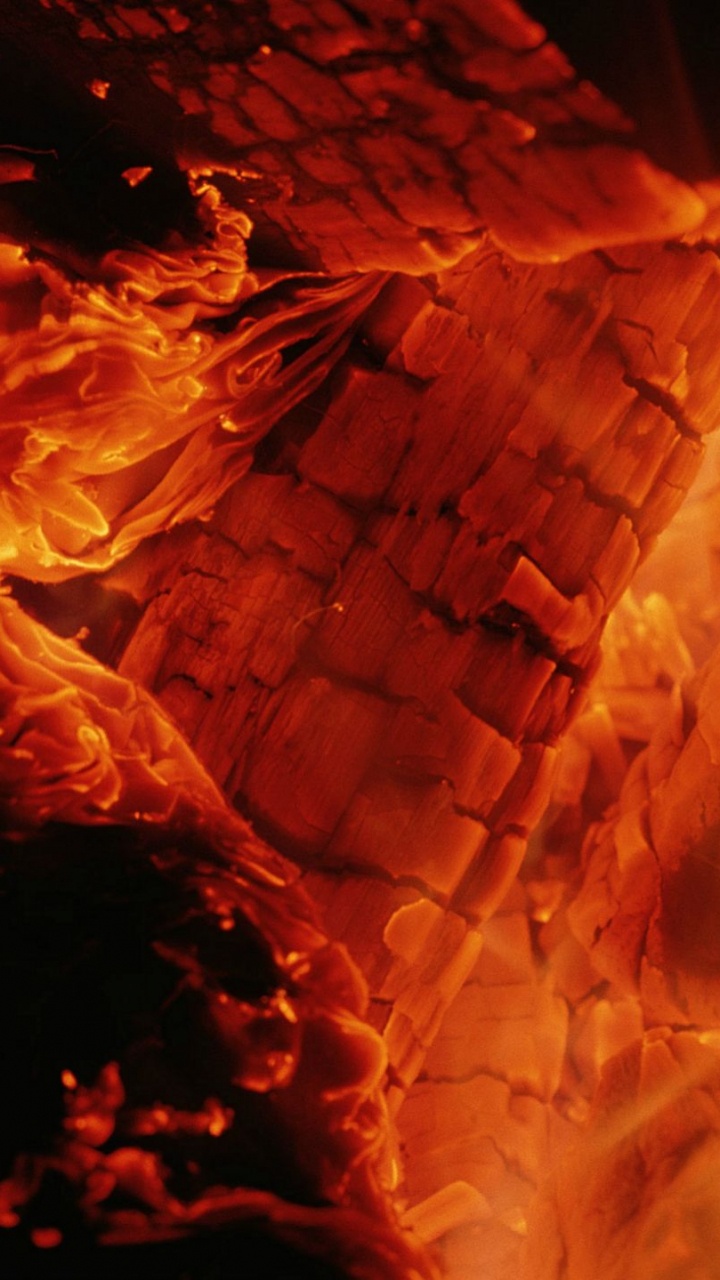 Обои тепло, пламя, огонь, космос, темнота в разрешении 720x1280