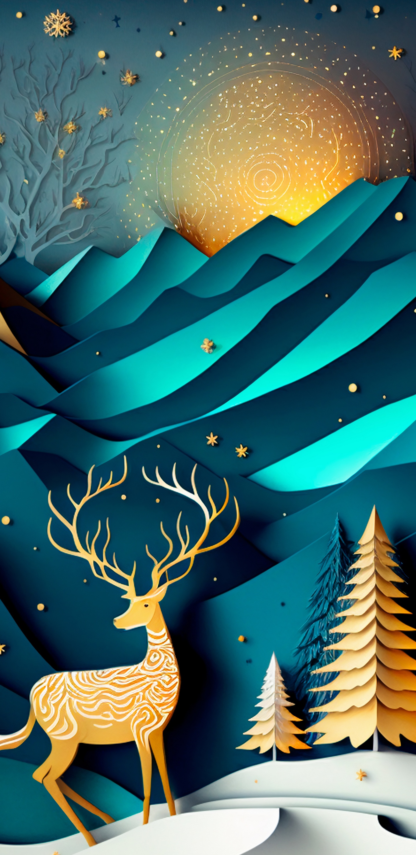 Обои арт, иллюстрация, постер, фрипик, коллаж в разрешении 1440x2960