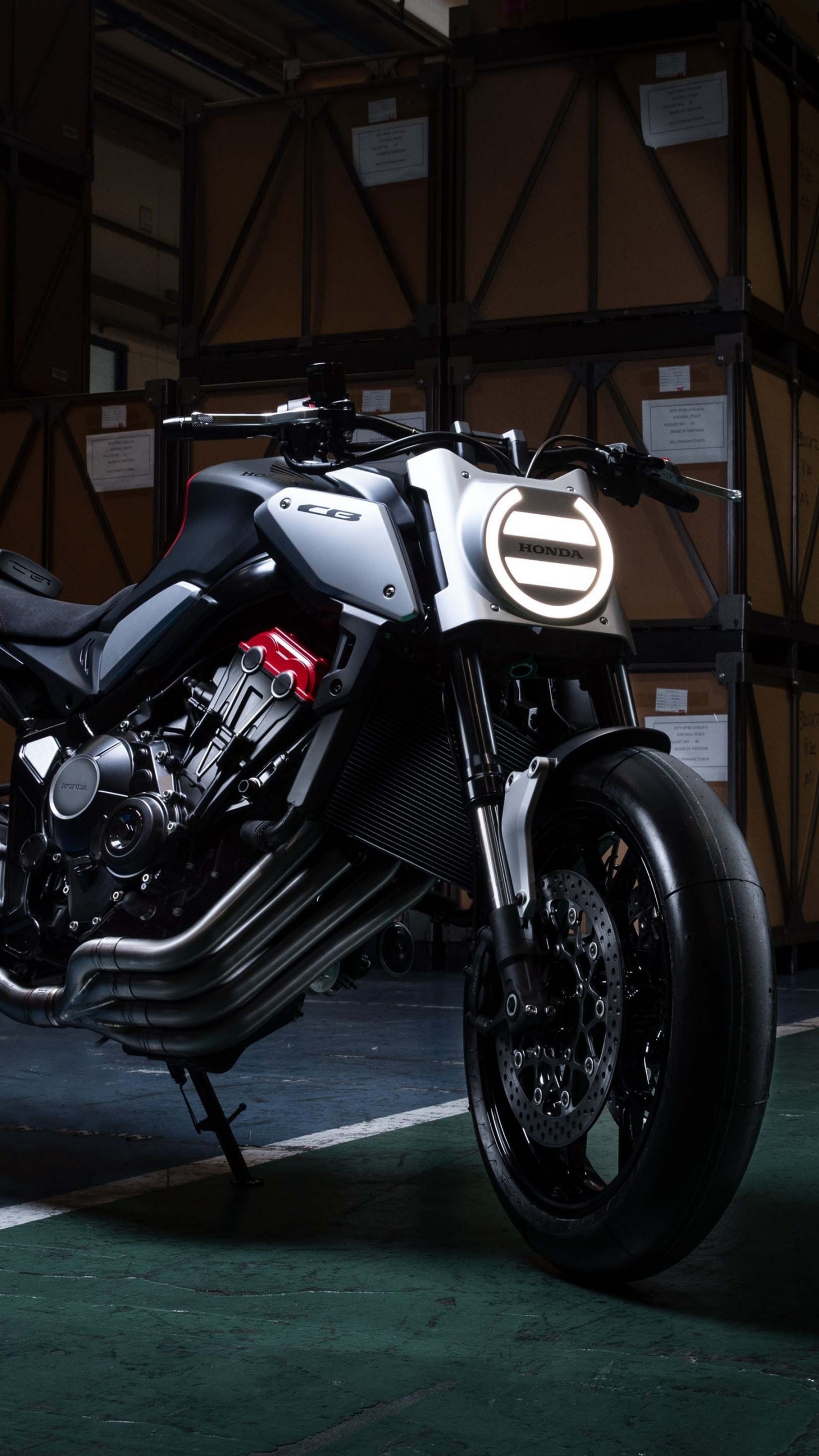 Обои Honda CB1000R 2019 года, honda cb 650r, мотоцикл, спортивный мотоцикл, Компания Honda CB300R в разрешении 1440x2560