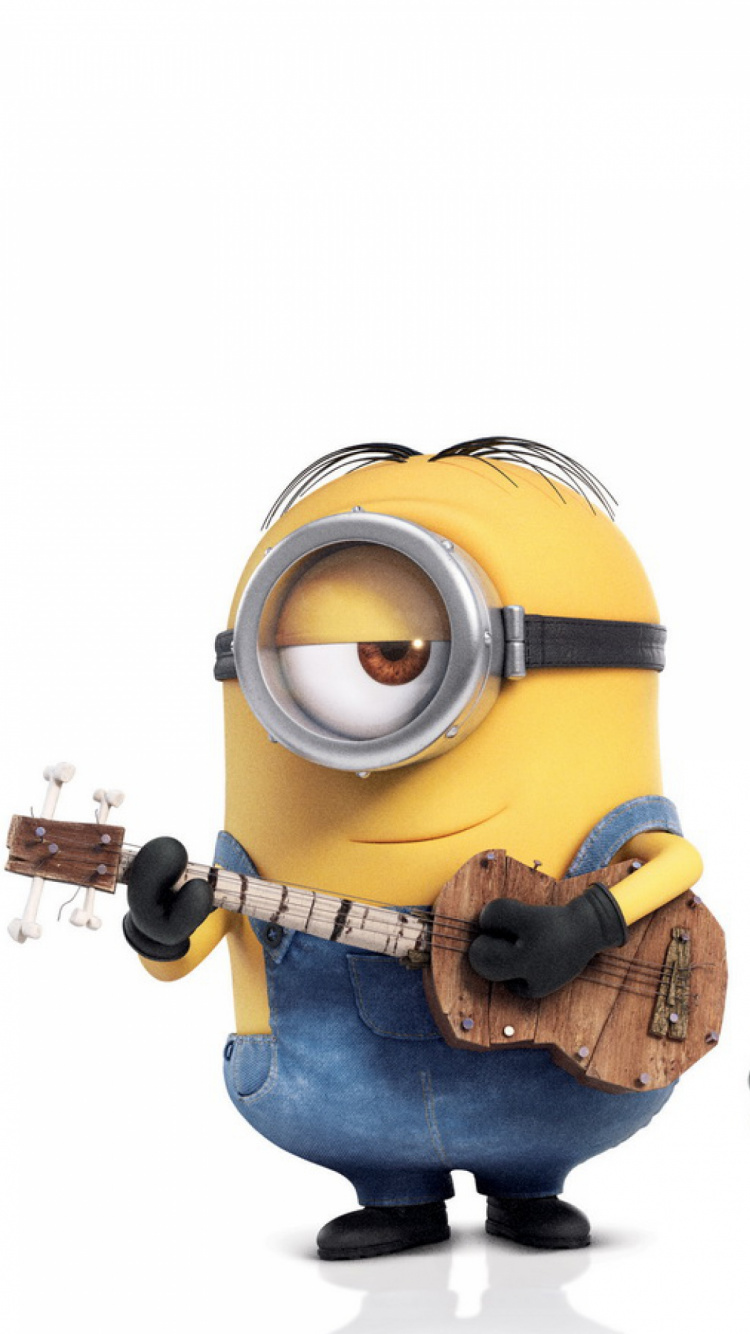 Обои подручные, Стюарт миньон, Кевин миньон, мультик, мультфильм в разрешении 750x1334