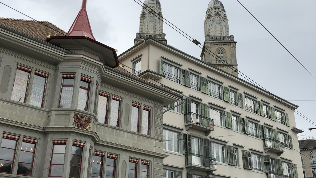 Обои Zrich, окно, здание, городок, фасад в разрешении 1280x720