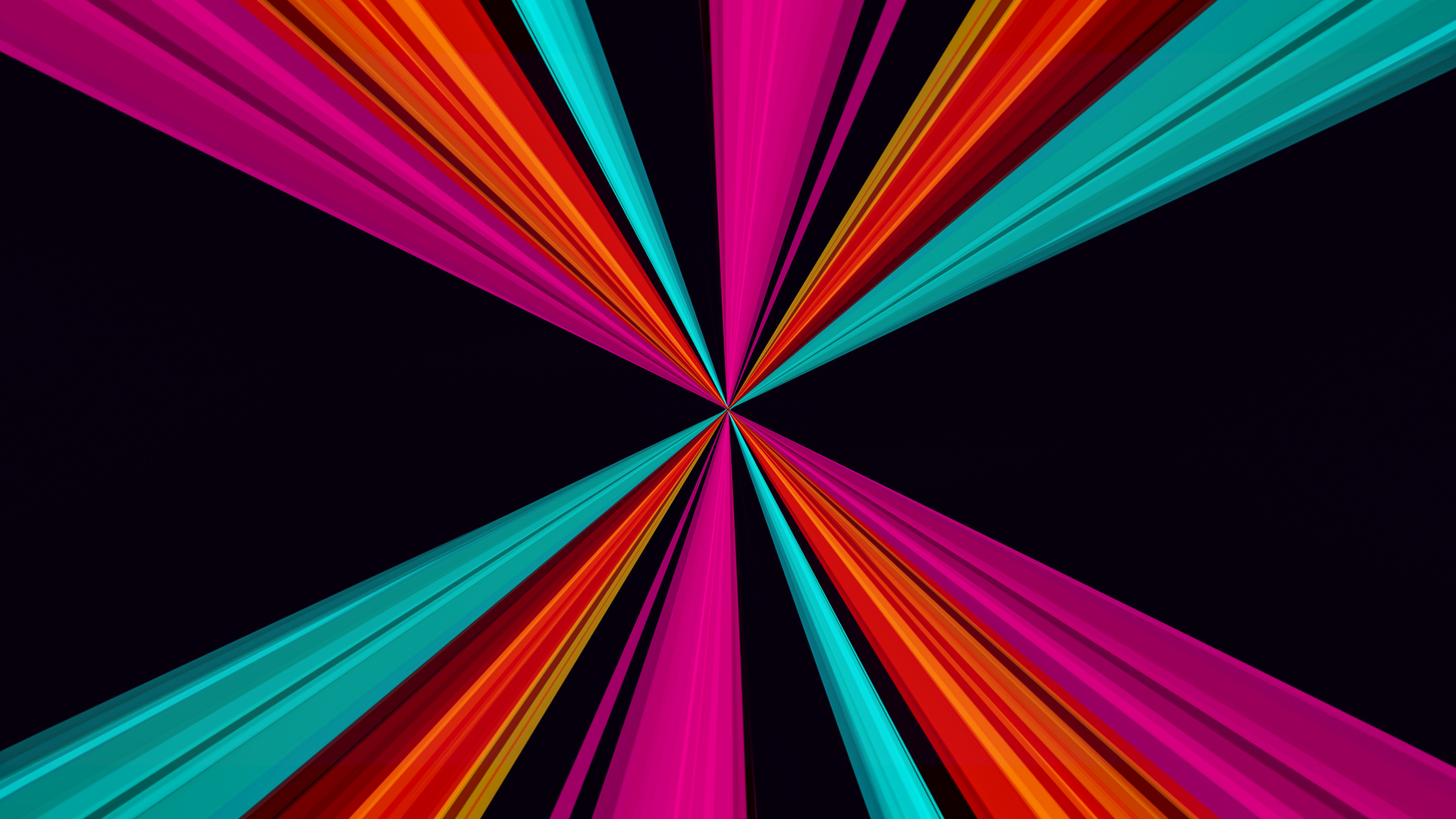 Обои свет, графический дизайн, красочность, черный, розовый в разрешении 2560x1440