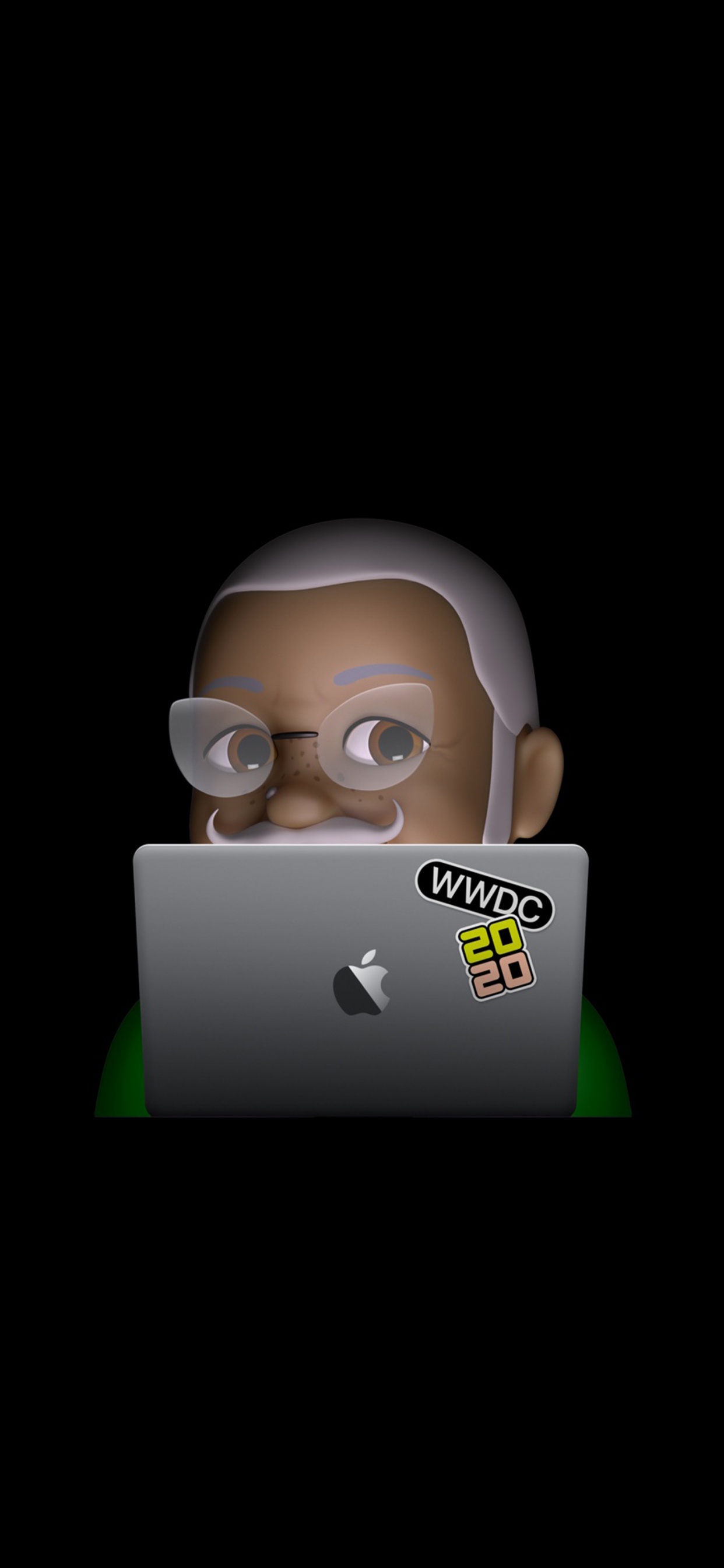 Обои apple, амолед, iPhone, WWDC 2020, яблоко в разрешении 1242x2688