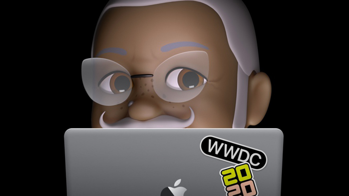 Обои apple, амолед, iPhone, WWDC 2020, яблоко в разрешении 1366x768